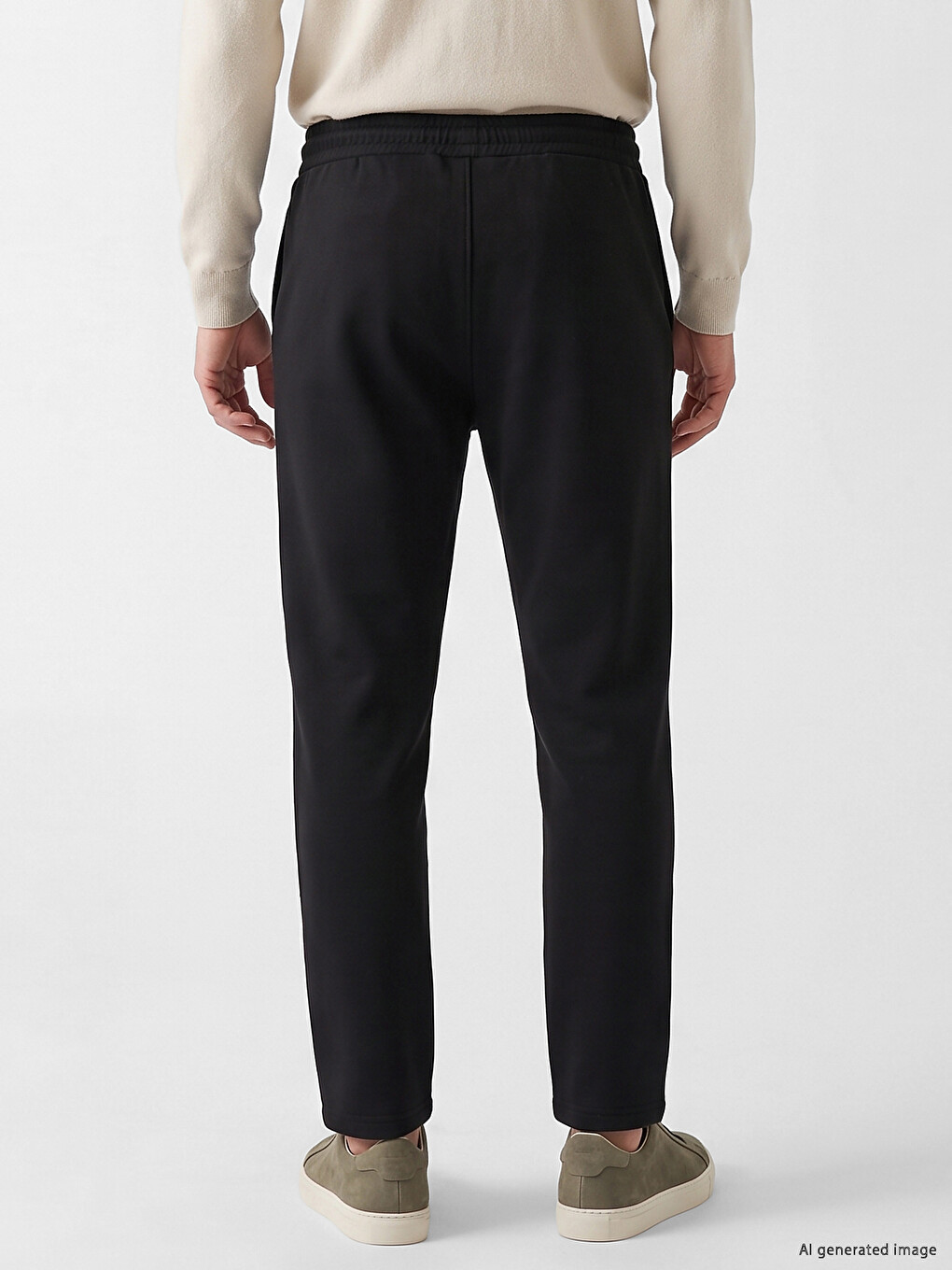 Man Black Sweatpants-3