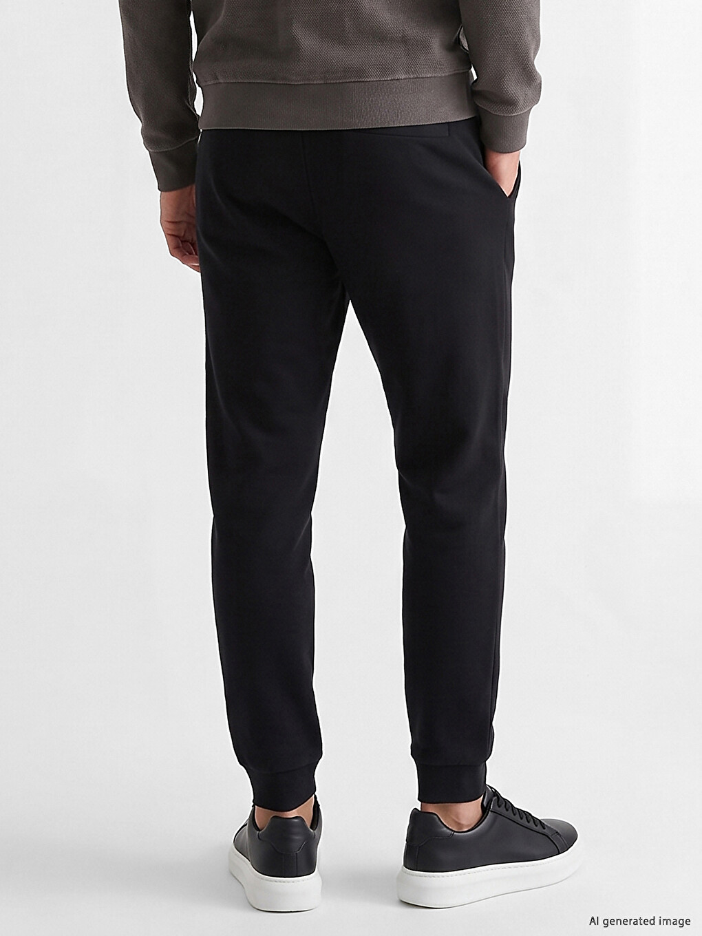 Siyah Regular Fit Erkek Jogger Eşofman Altı-3