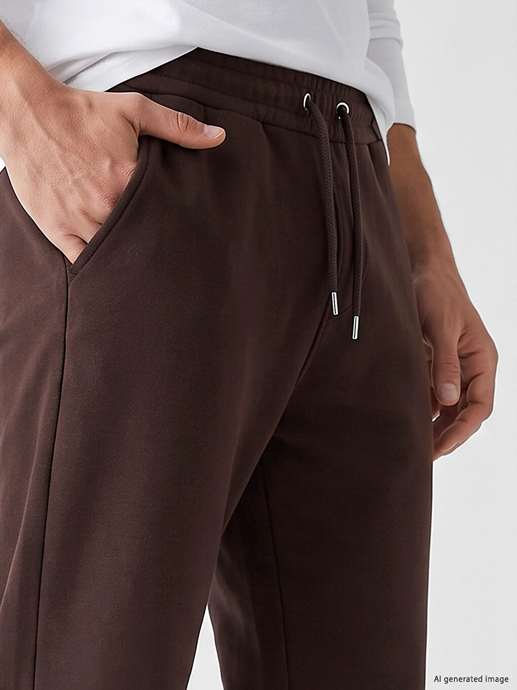 Kahverengi Regular Fit Erkek Jogger Eşofman Altı-2