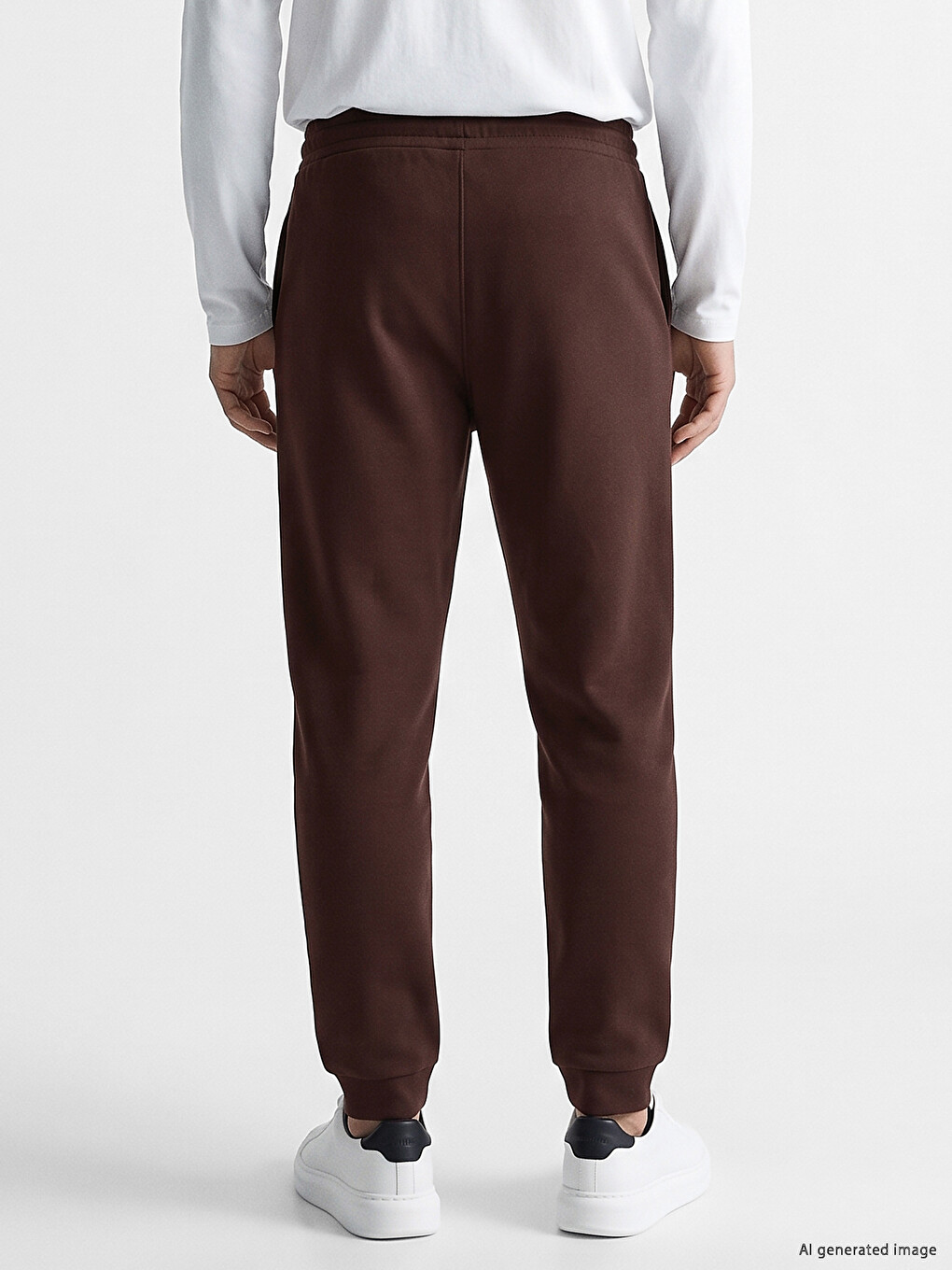 Kahverengi Regular Fit Erkek Jogger Eşofman Altı-3