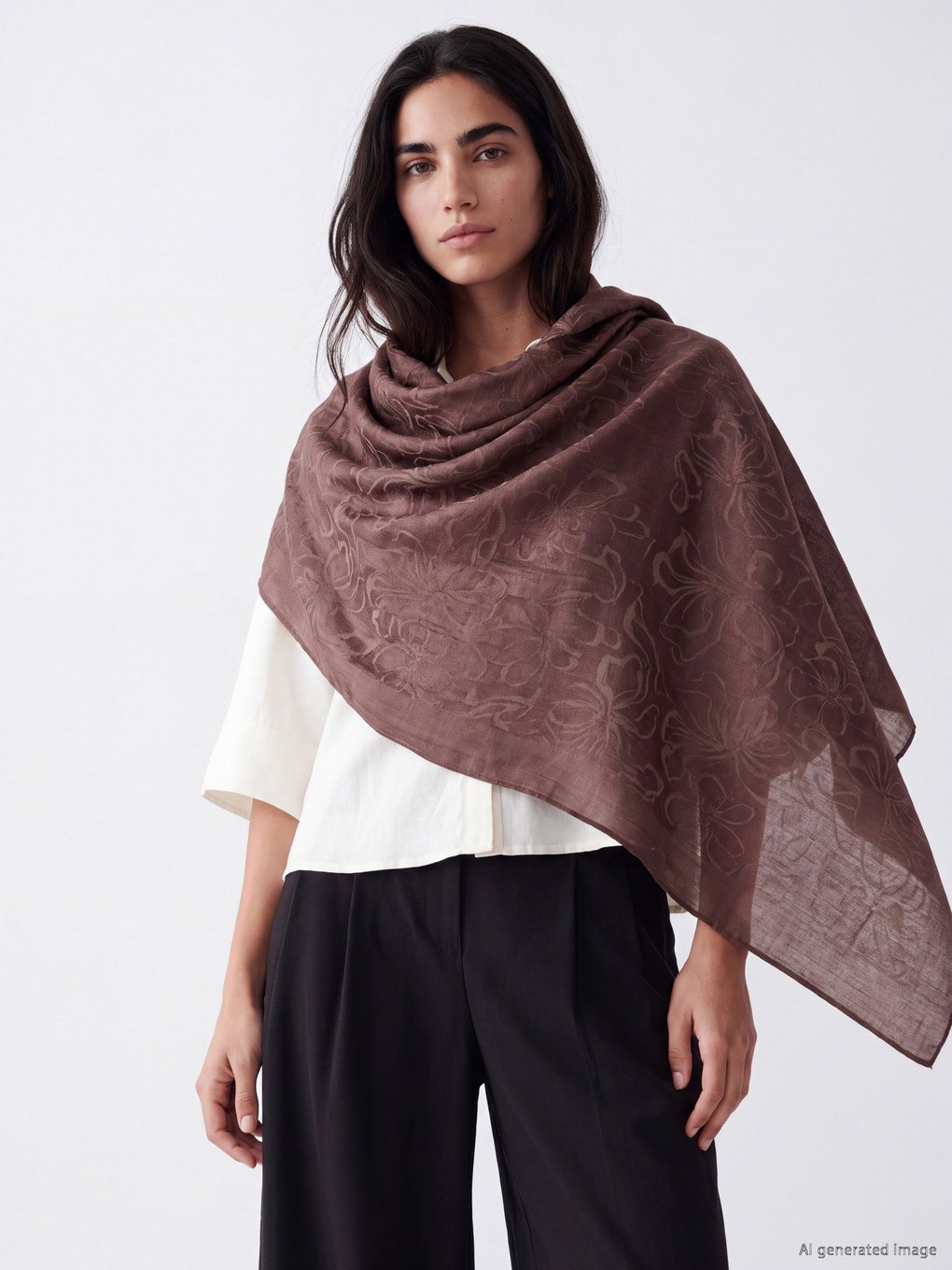 Basic Satin Women's Scarf-1