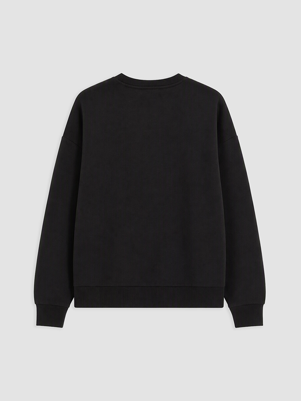 Woman Black Sweatshirt Tunic-1