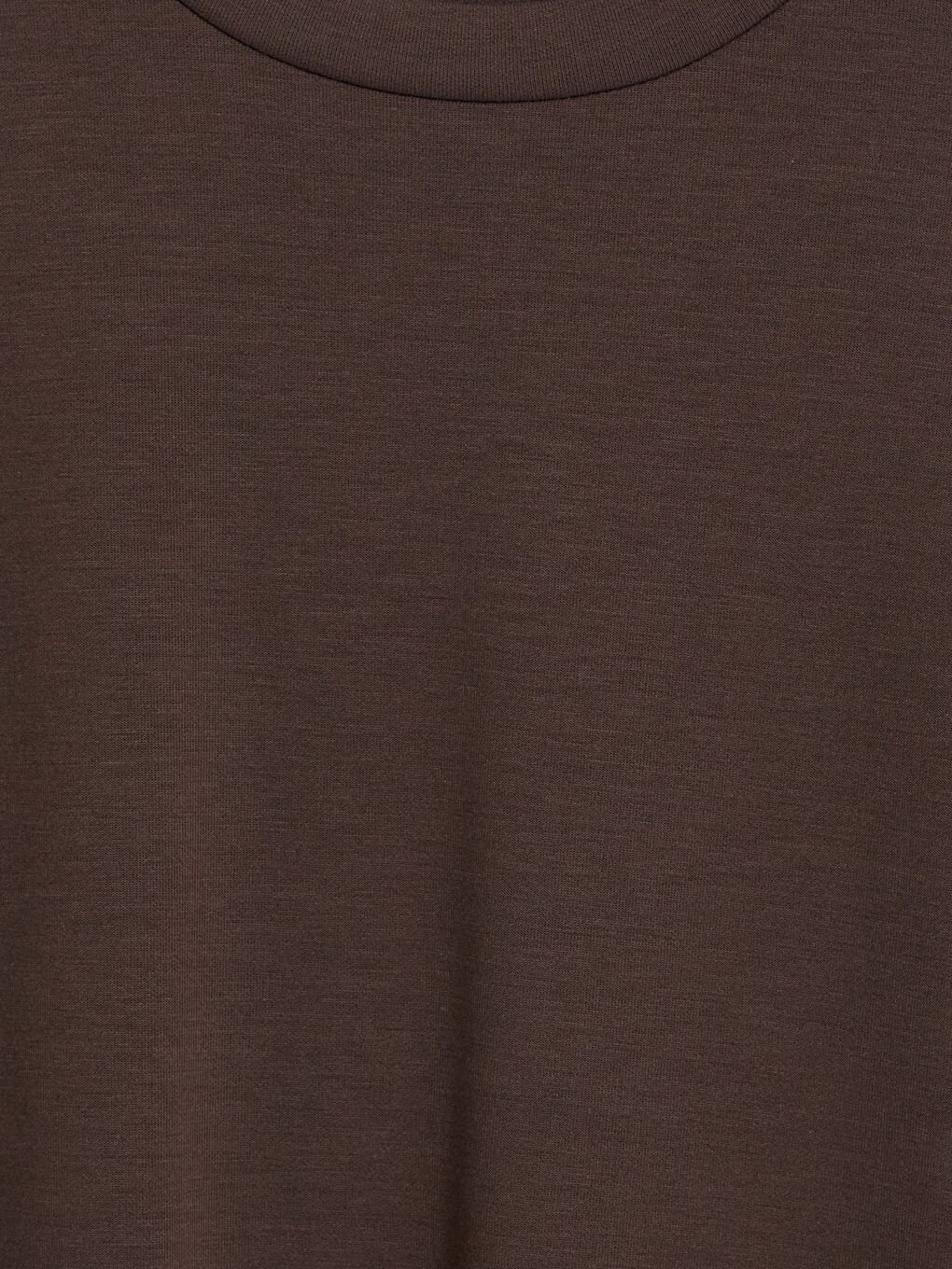 Kahverengi Soft Touch Kadın Sweatshirt Tunik-5