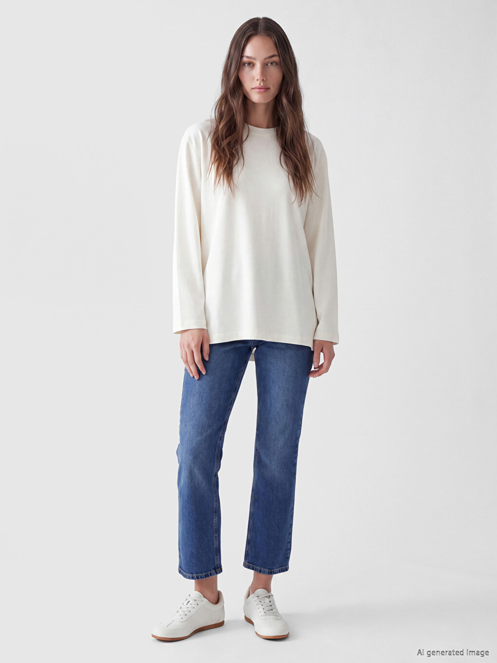 Oversize Women's Sweatshirt Tunic-1