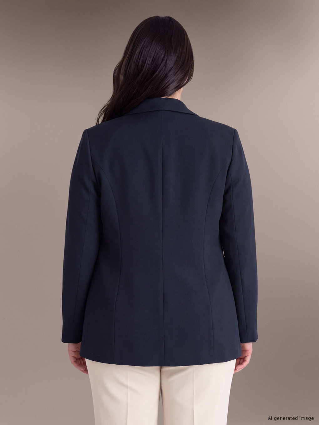 Xhaketë Blazer Madhësi Plus Për Gra-3