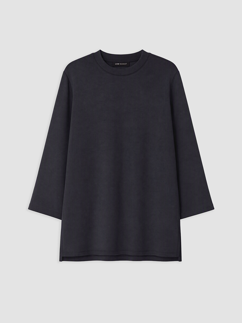 Woman Navy Sweatshirt Tunic