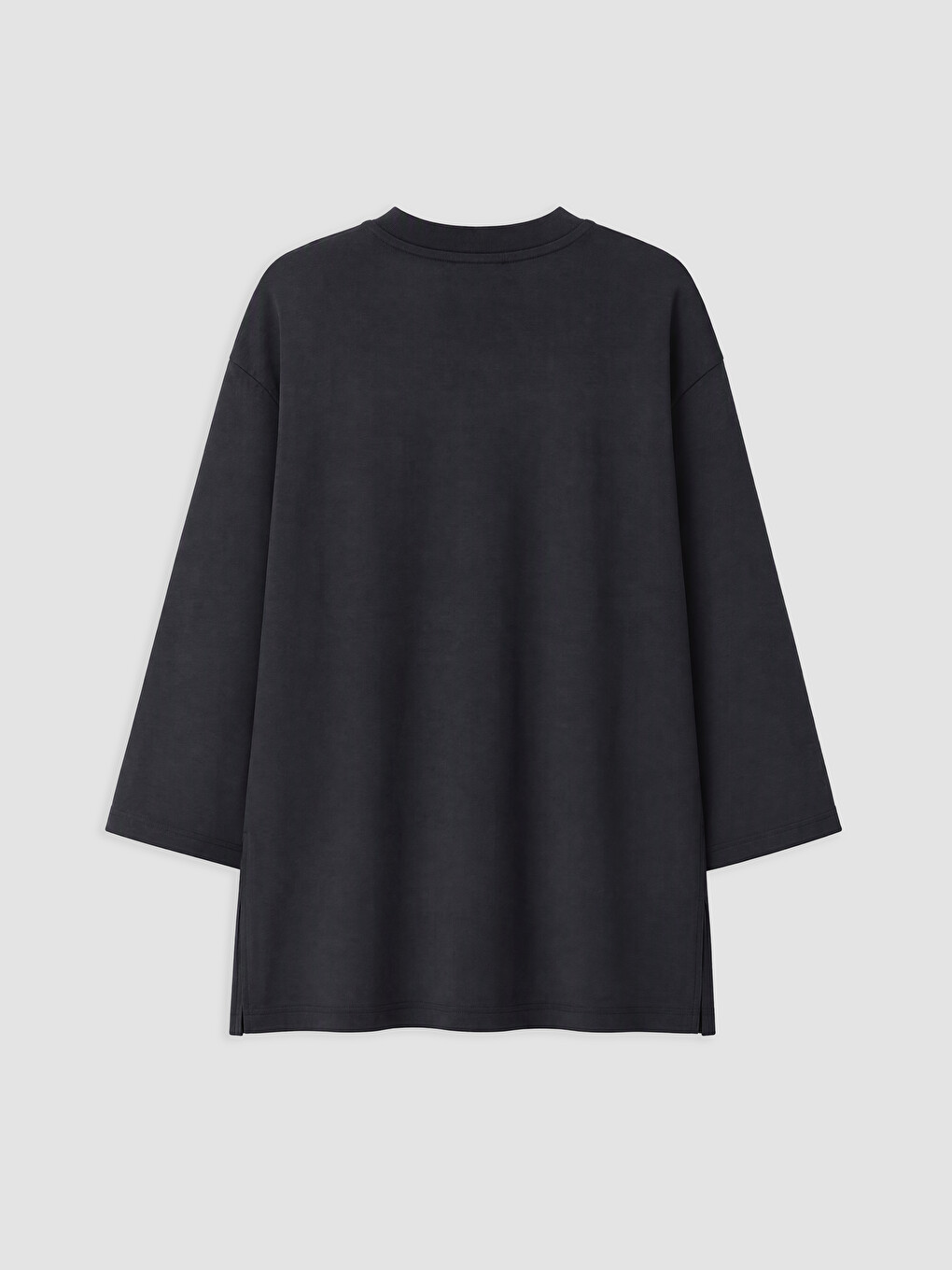 Woman Navy Sweatshirt Tunic-1