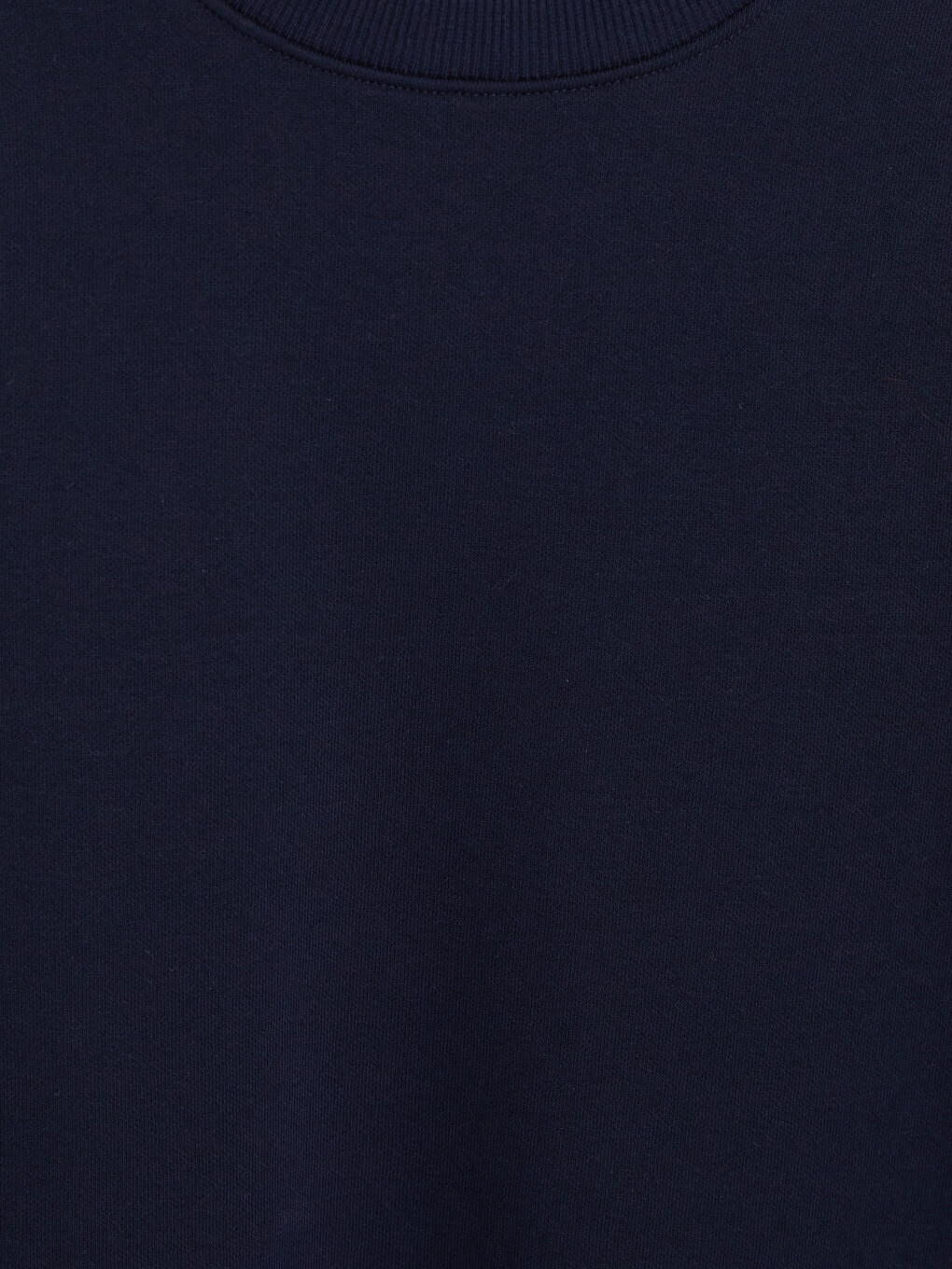 Lacivert Bisiklet Yaka Erkek Kalın Sweatshirt-2