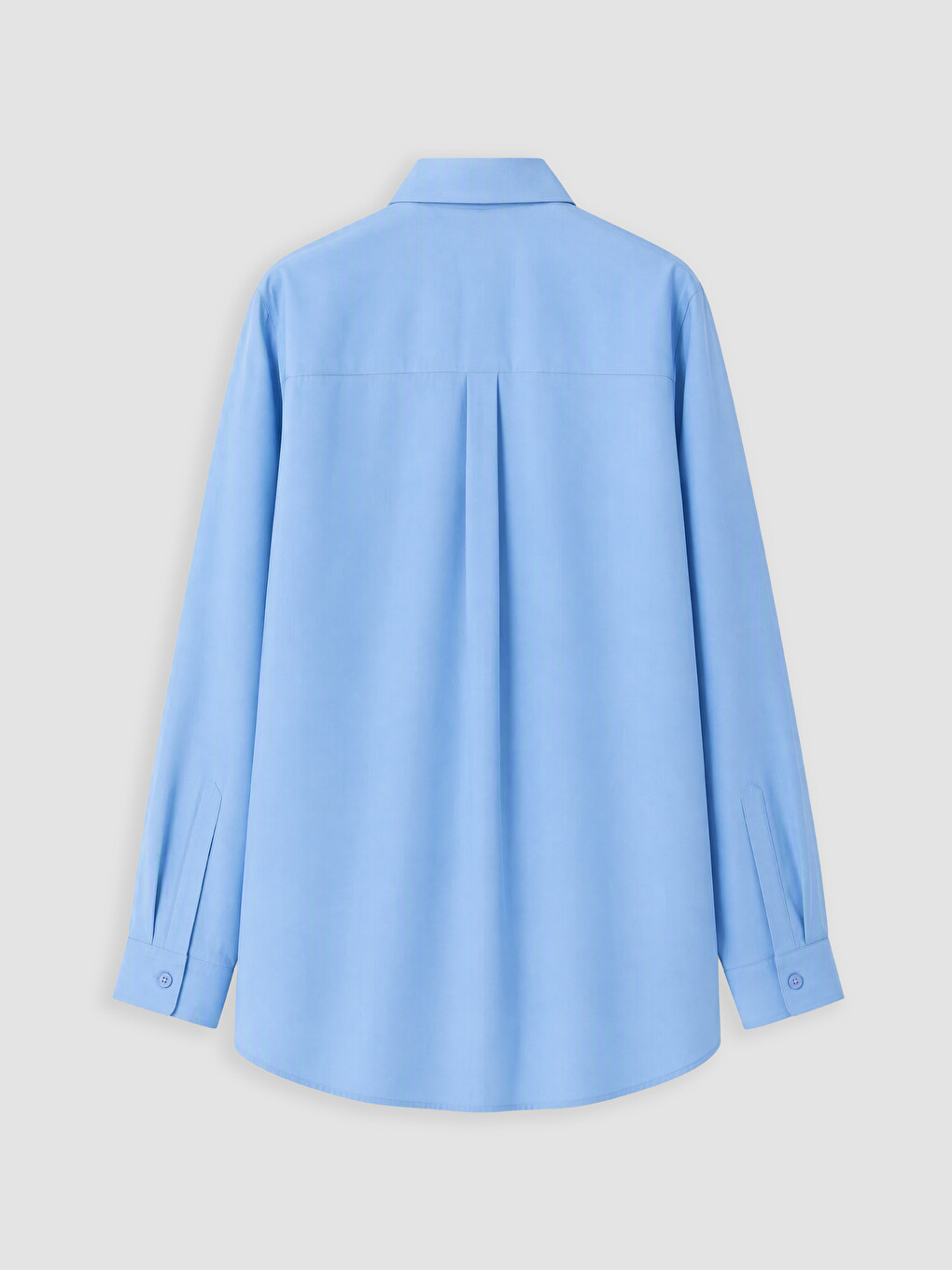 Woman Blue Shirt Tunic-2