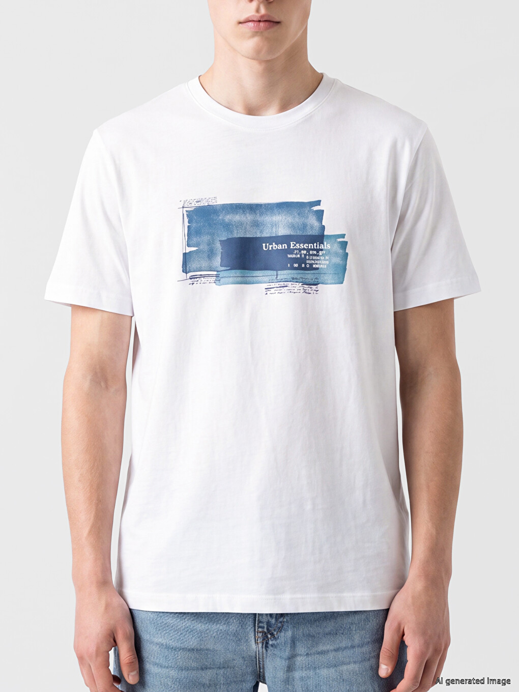 Mashkull E Bardhe T-shirt-2