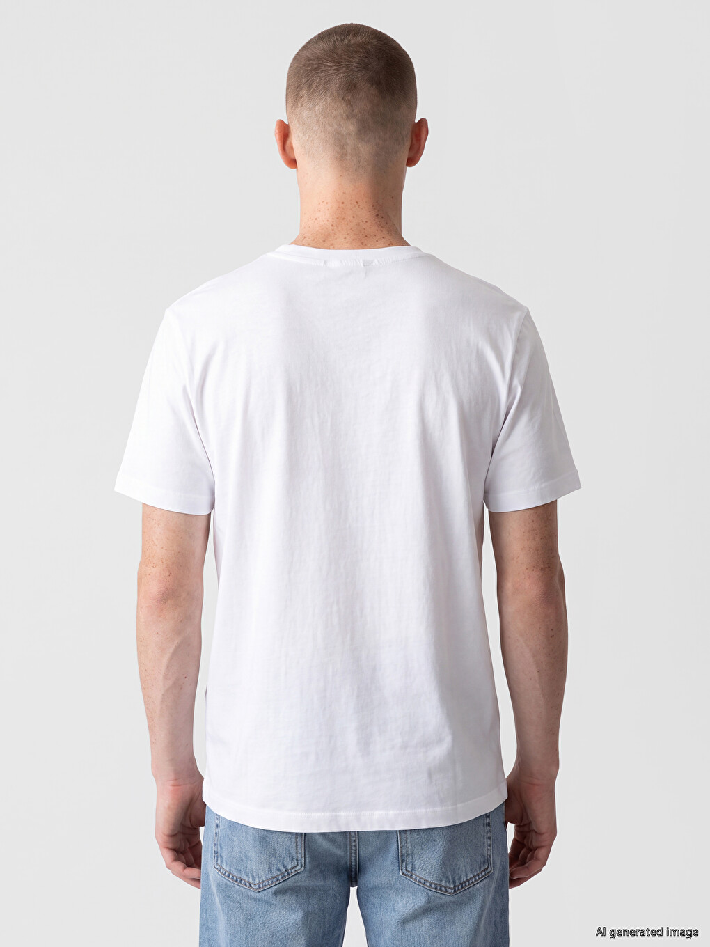 Mashkull E Bardhe T-shirt-3