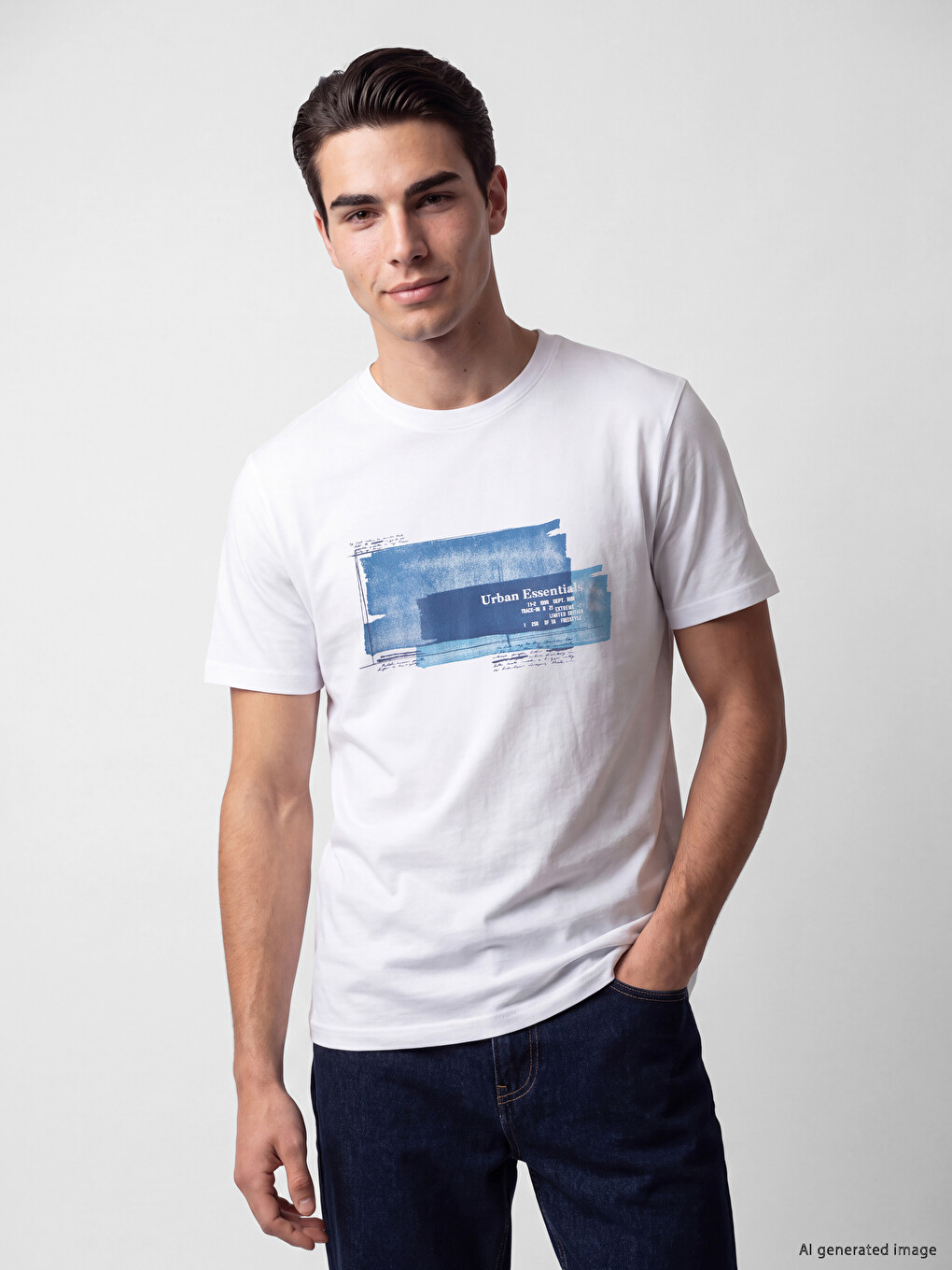 Mashkull E Bardhe T-shirt