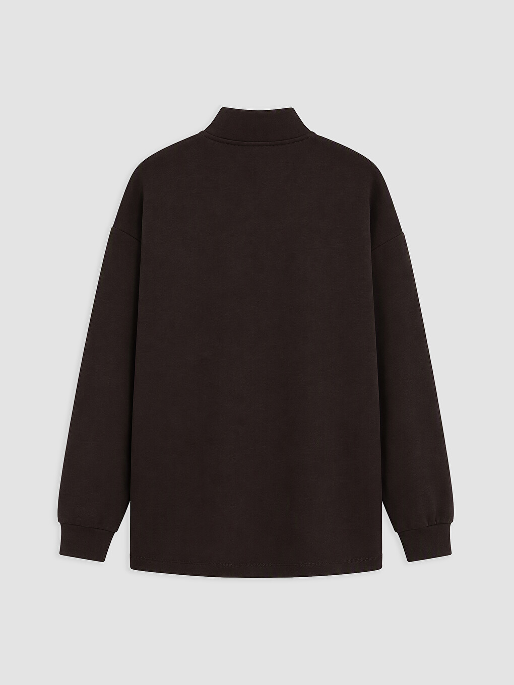 Woman Brown Sweatshirt Tunic-1