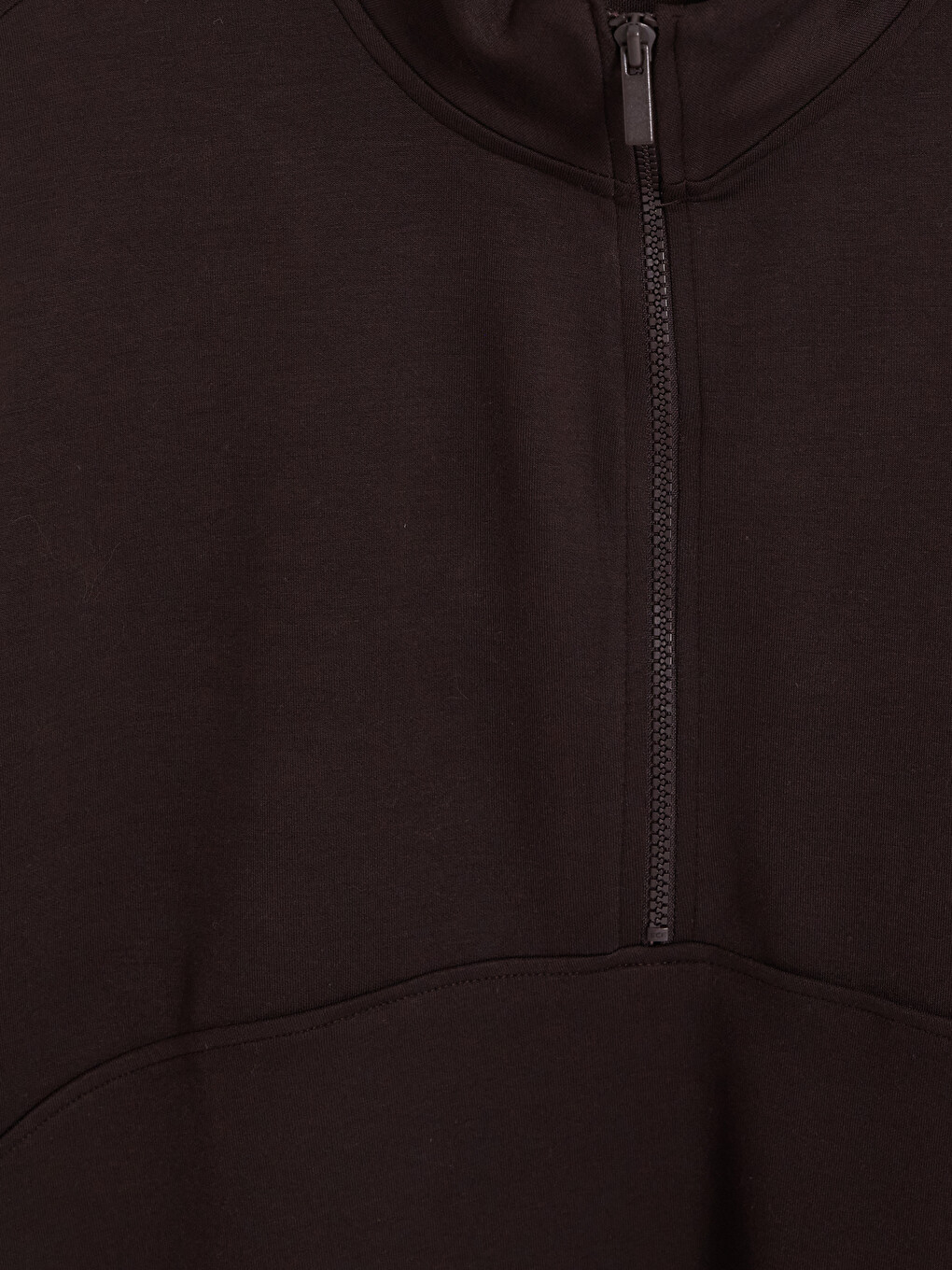 Woman Brown Sweatshirt Tunic-2