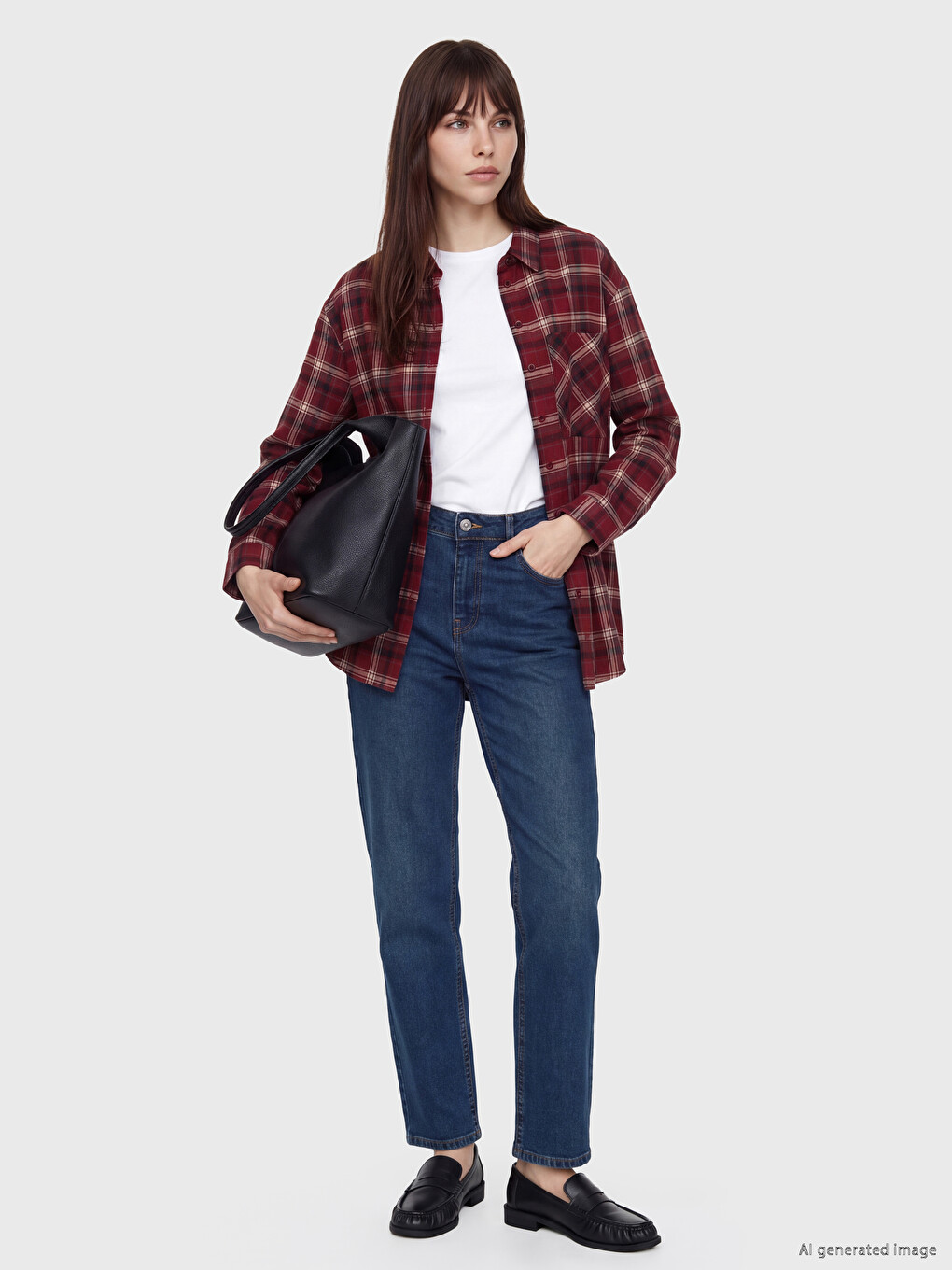 High Waist Straight Jean