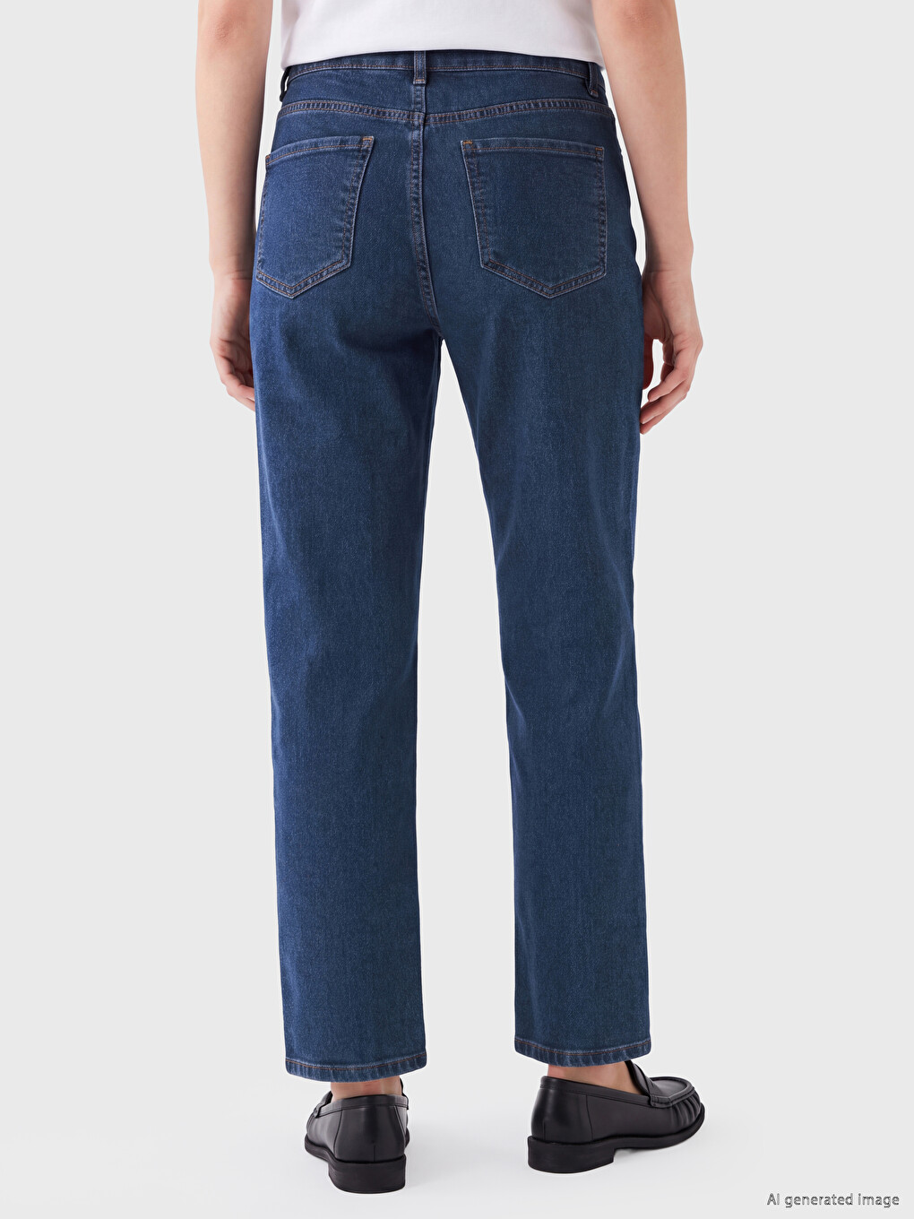 High Waist Straight Jean-3