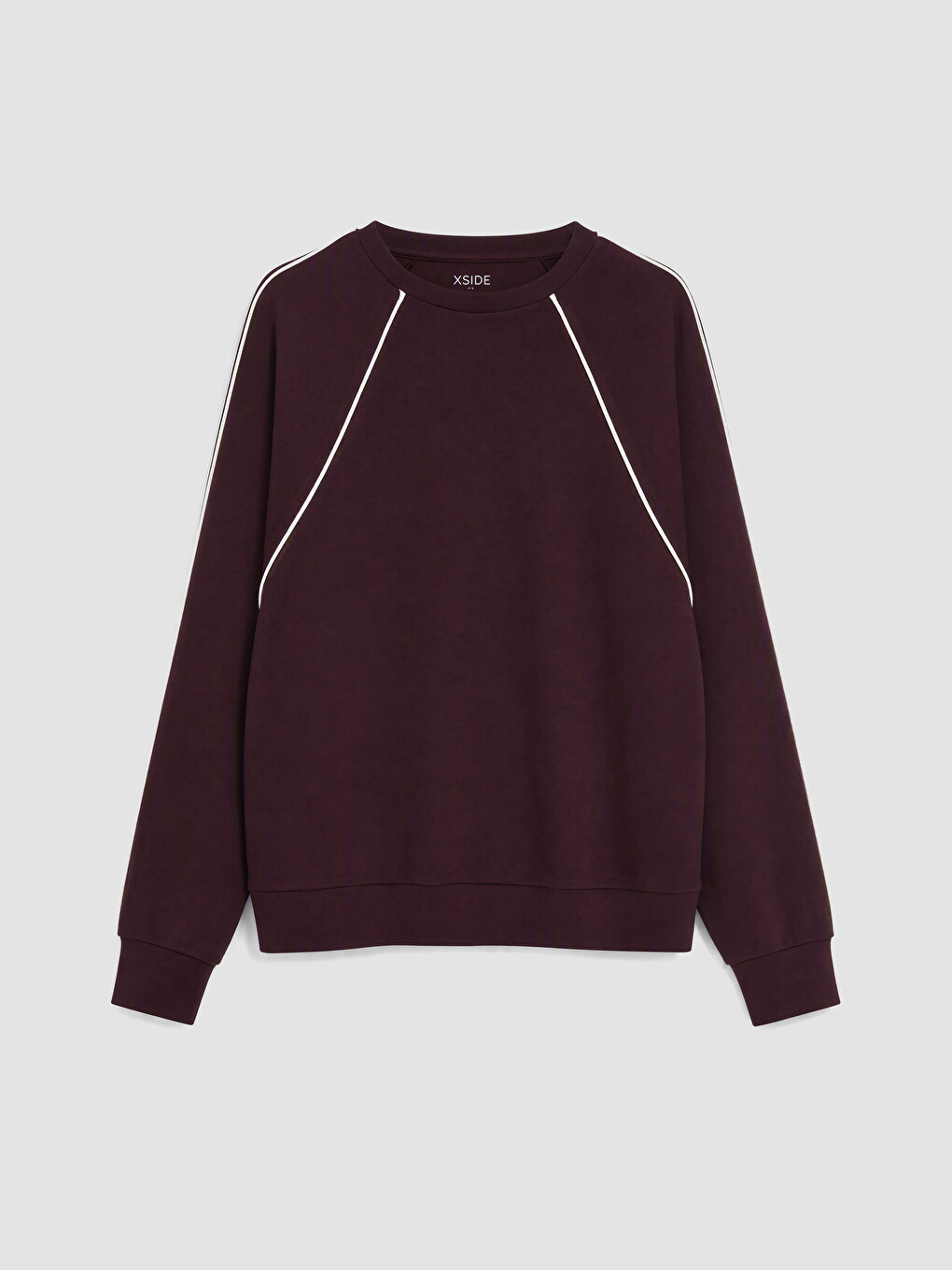 Mürdüm Bisiklet Yaka Soft Touch Kadın Sweatshirt
