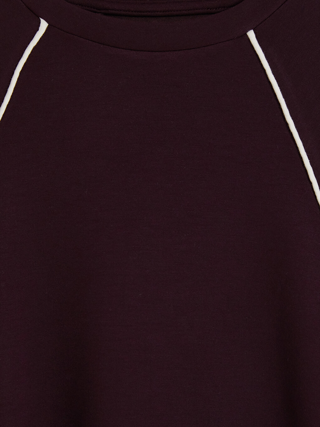 Mürdüm Bisiklet Yaka Soft Touch Kadın Sweatshirt-1