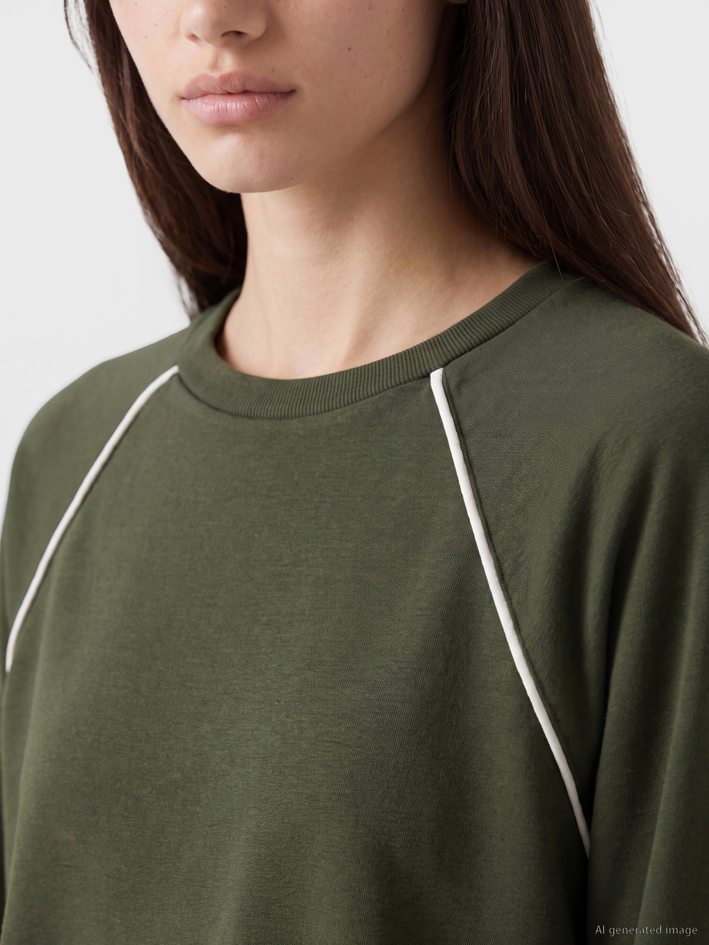 Soft Touch Oversize Women's Sweatshirt-2