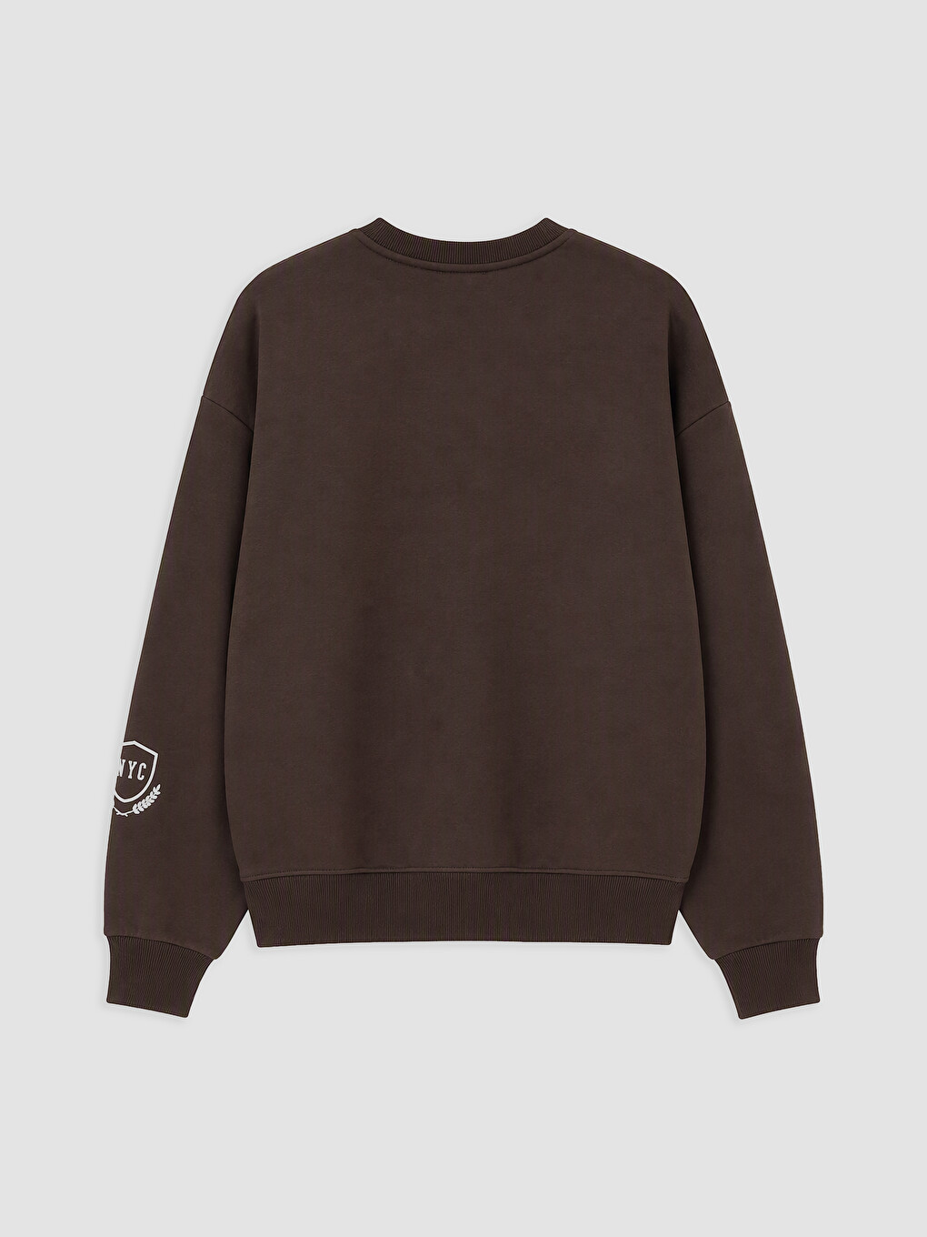 Femër Ngjyre Kafe Sweatshirt-1