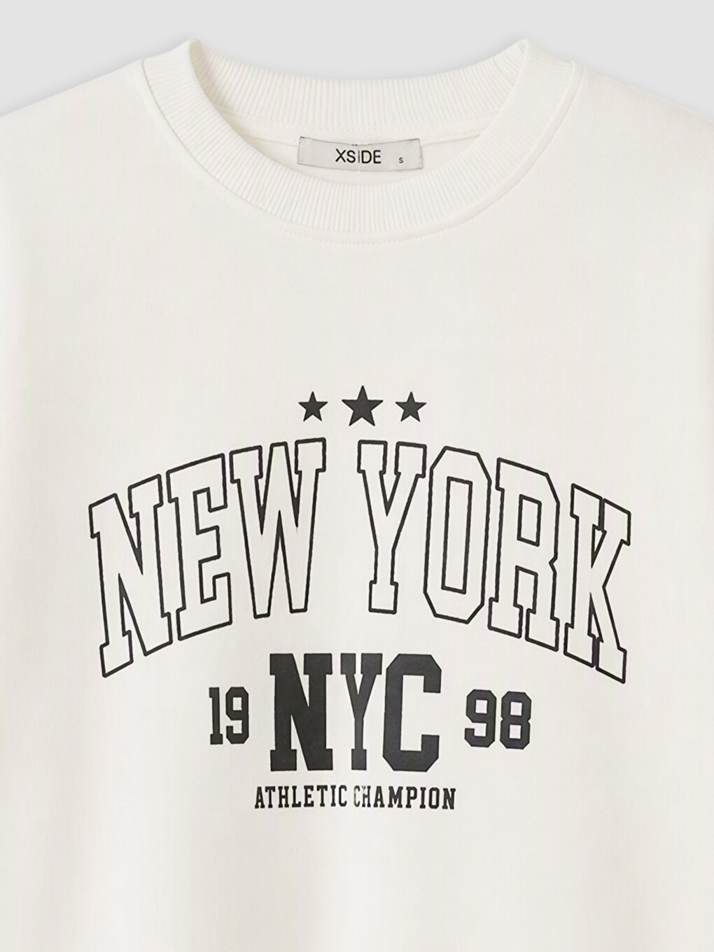 Bluzë Sportive E Trashë Oversize Me Stampim Nyc Për Gra-2