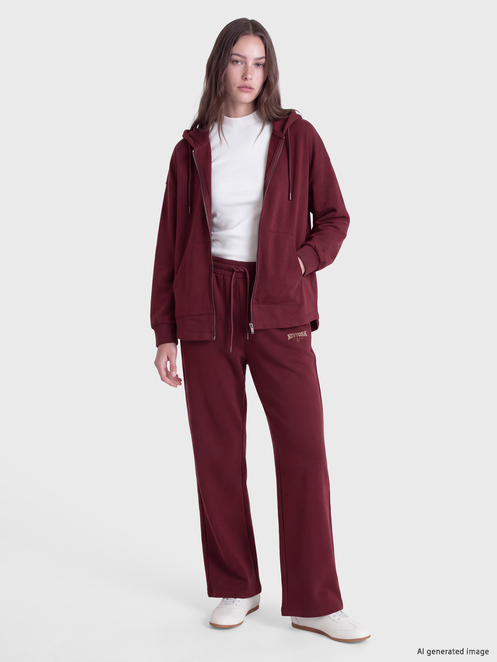 Soft Touch Kadın Fermuarlı Sweatshirt-1