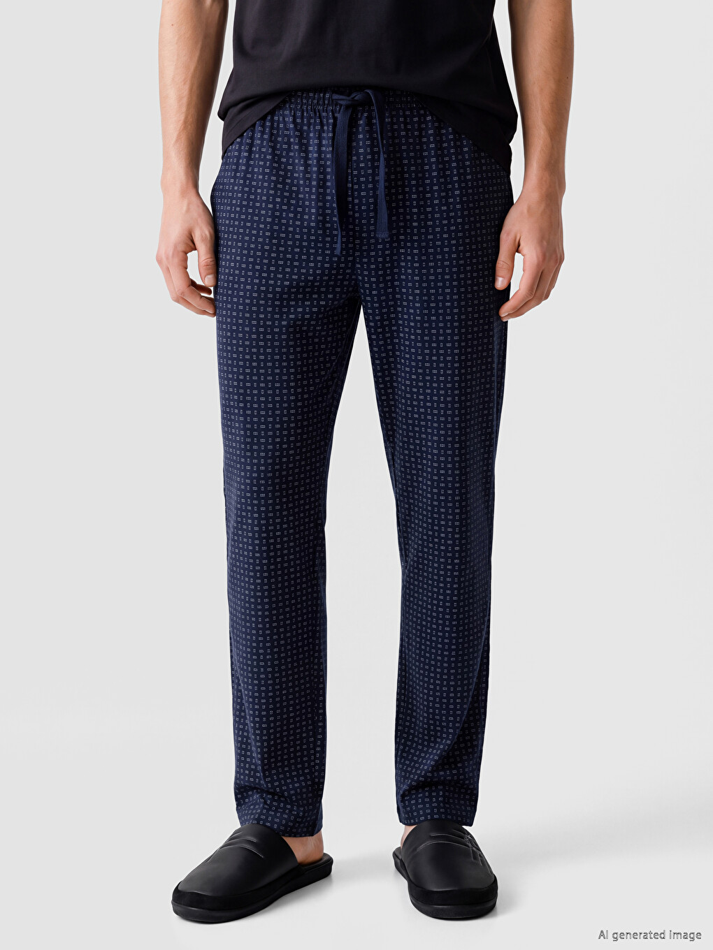 Regular Fit Men's Pyjamas Bottoms 2 Pack-3