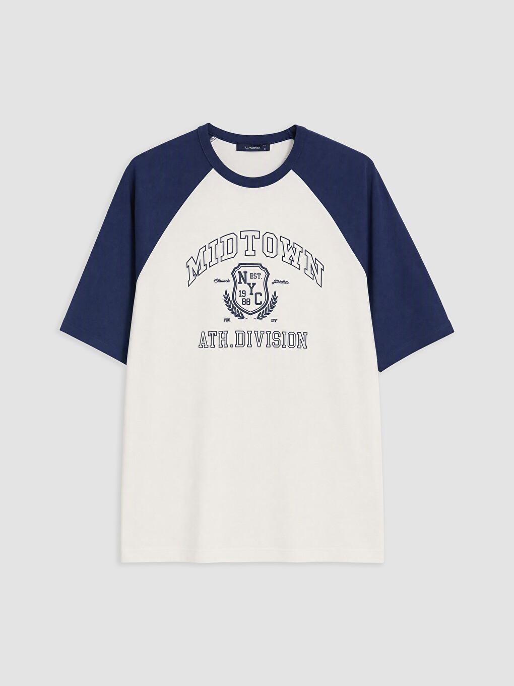 Crew Neck Nyc Printed Men's T-shirt-3
