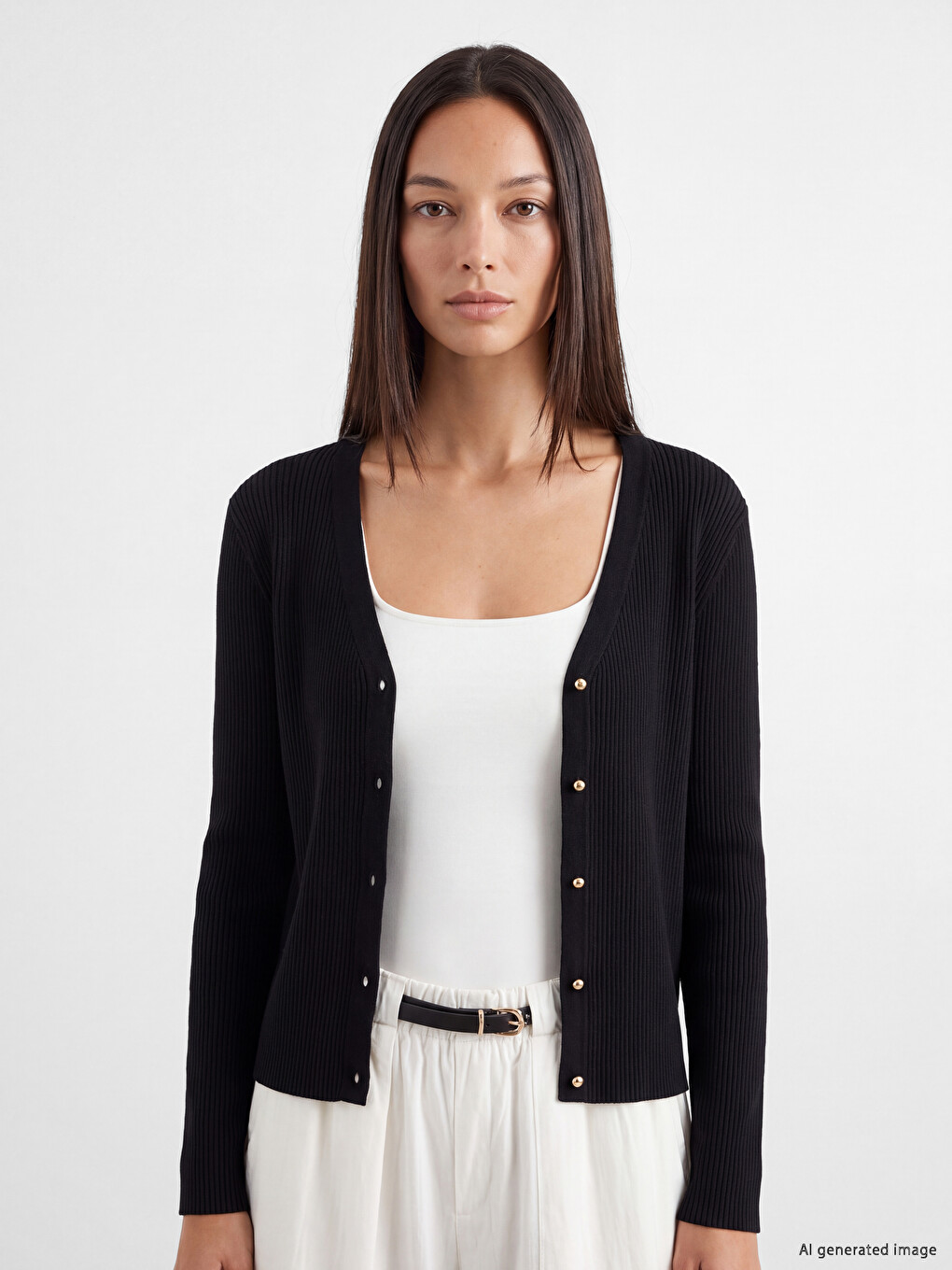 V Neck Women's Knitwear Cardigan