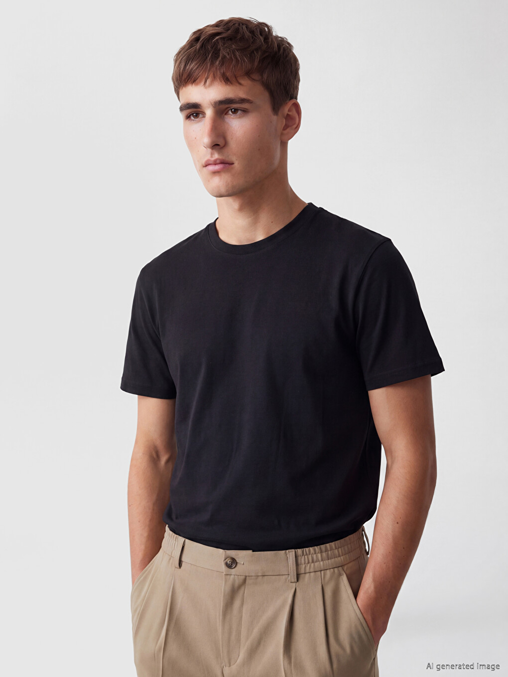 Crew Neck Men's T-shirt 2 Pack-4