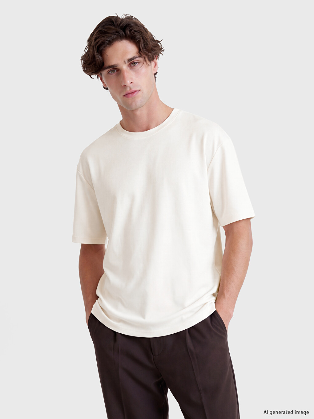 Crew Neck Men's T-shirt 2 Pack