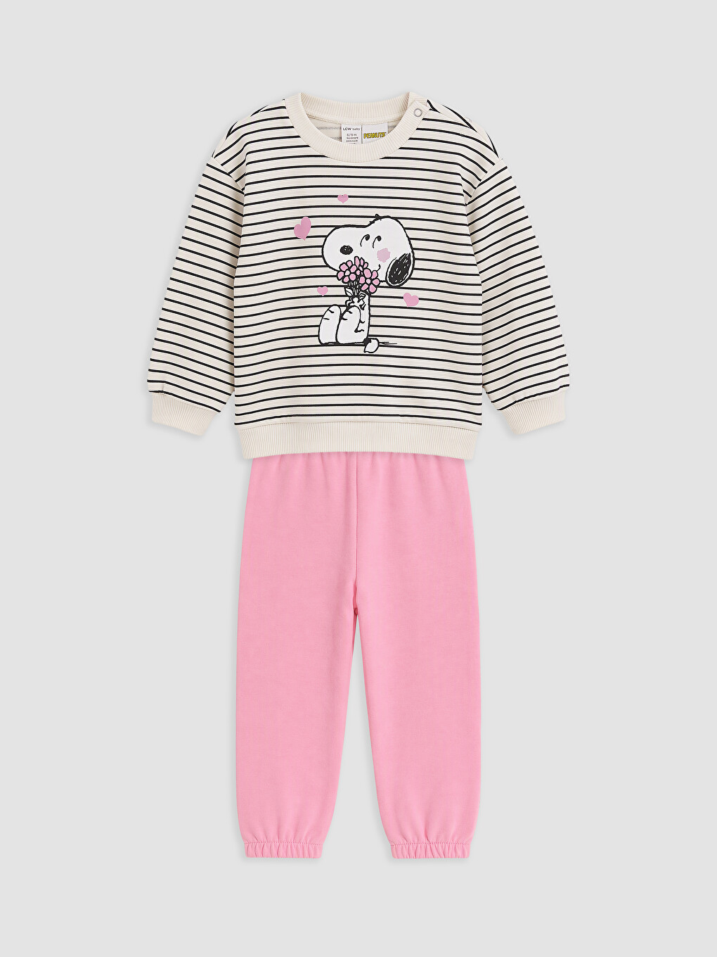 Baby Girl Anthracite Set