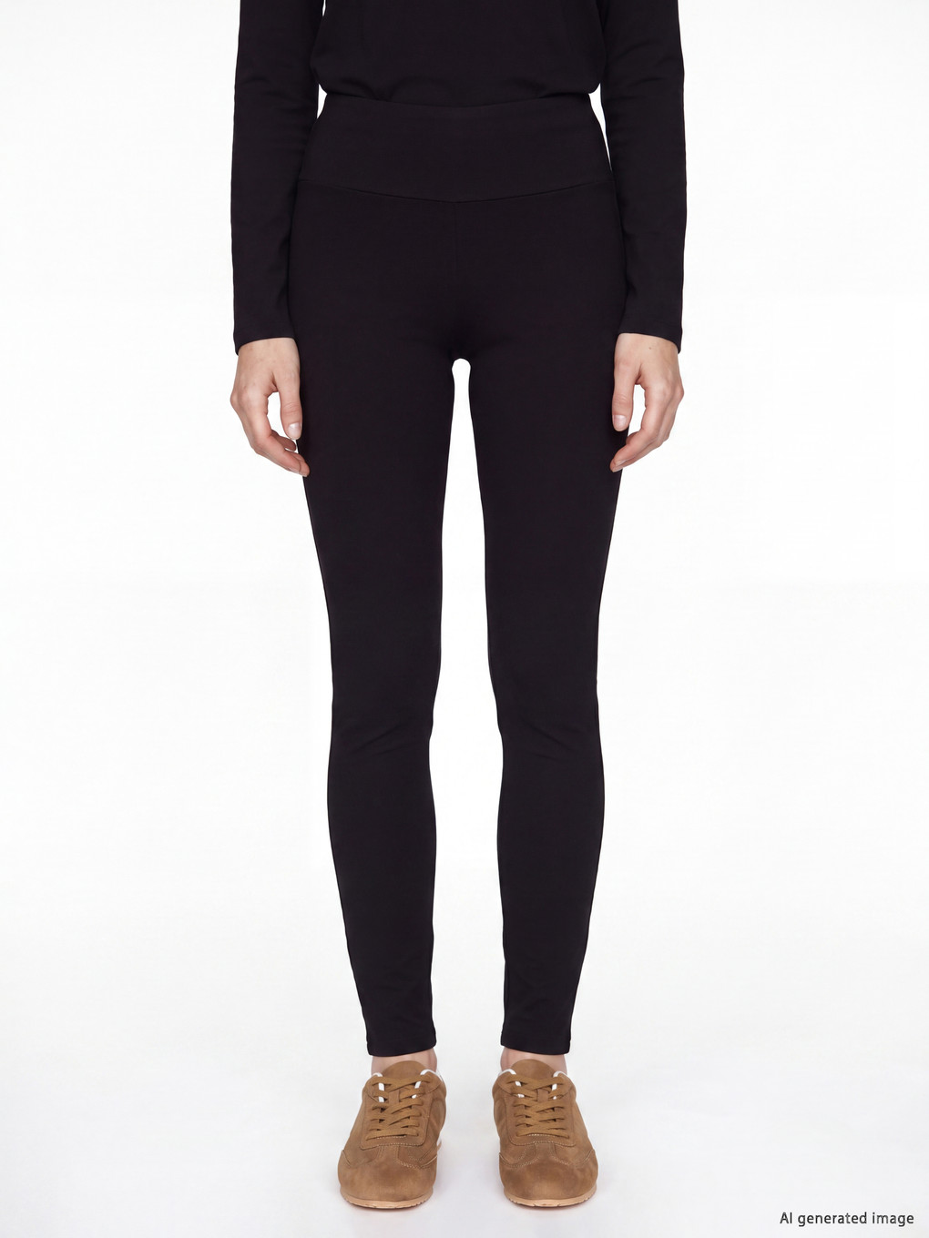 Legginsa Sportive Me Bel Elastik Për Gra-1