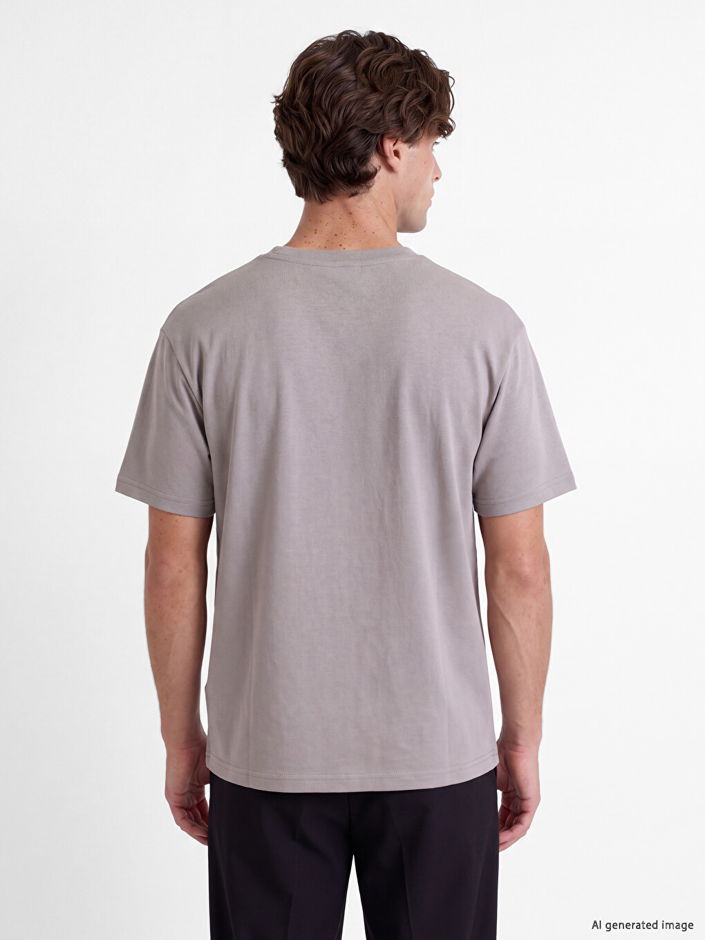 Tricou Bărbați Cu Guler Rotund, Pachet De 2 Bucăți-4