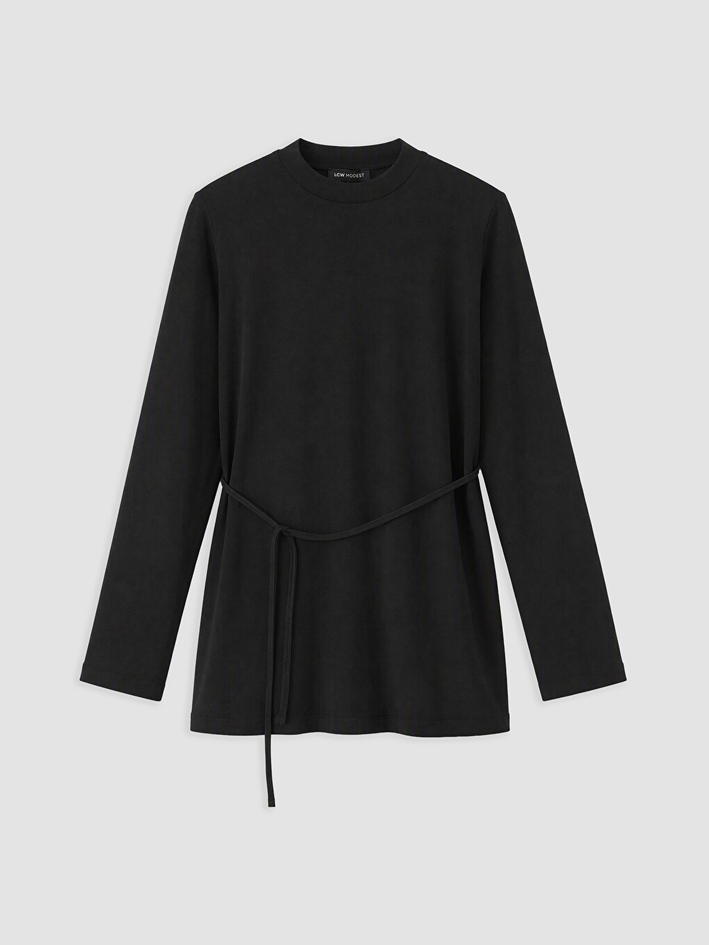 Crew Neck Women's Sweatshirt Tunic
