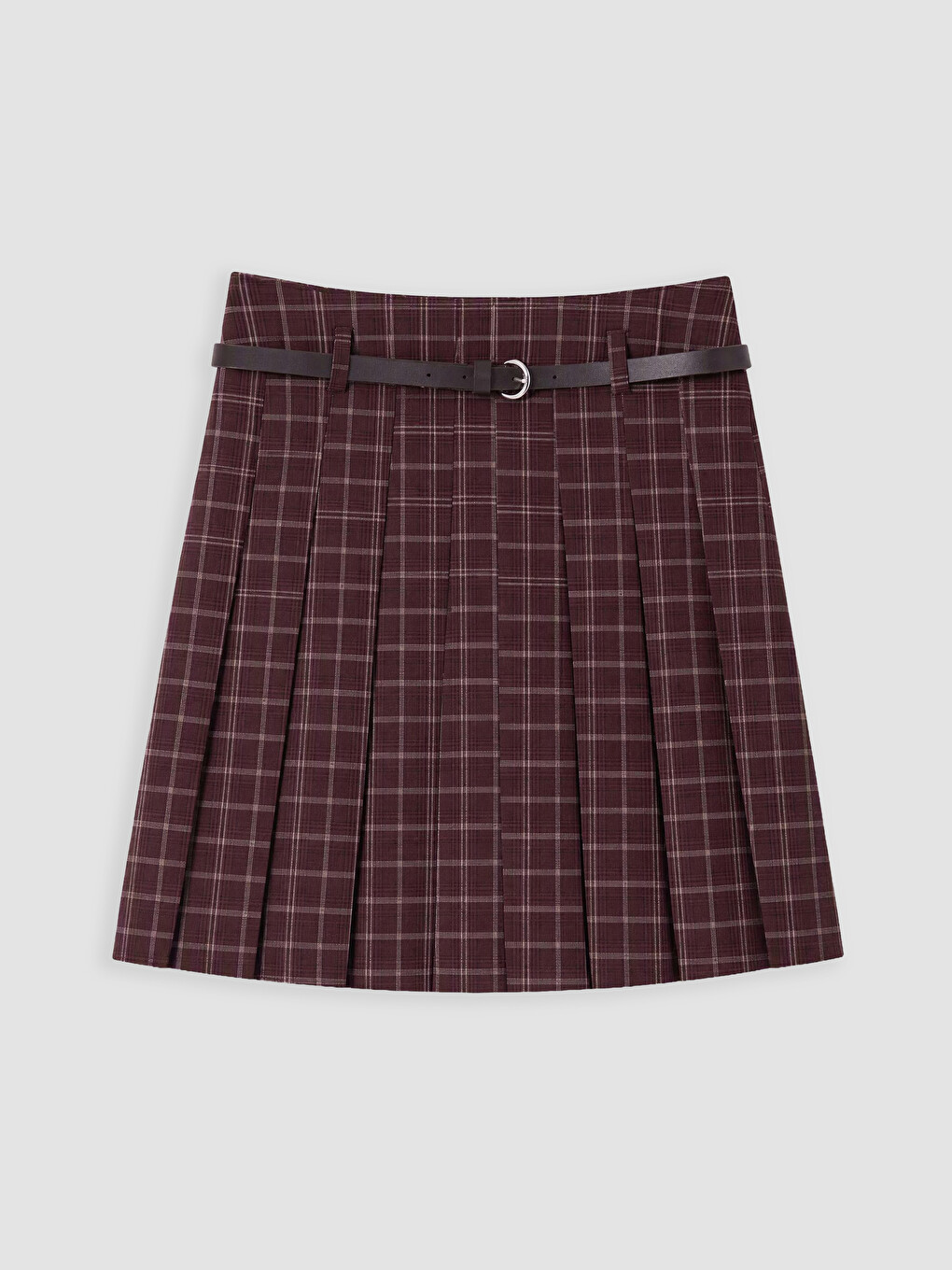 Woman Bordeaux Skirt