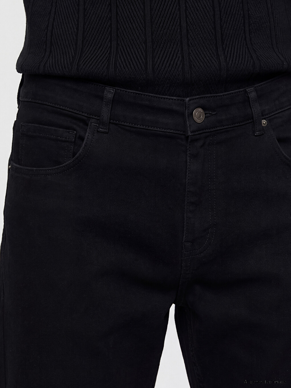 Siyah 779 Regular Fit Erkek Jean Pantolon-2