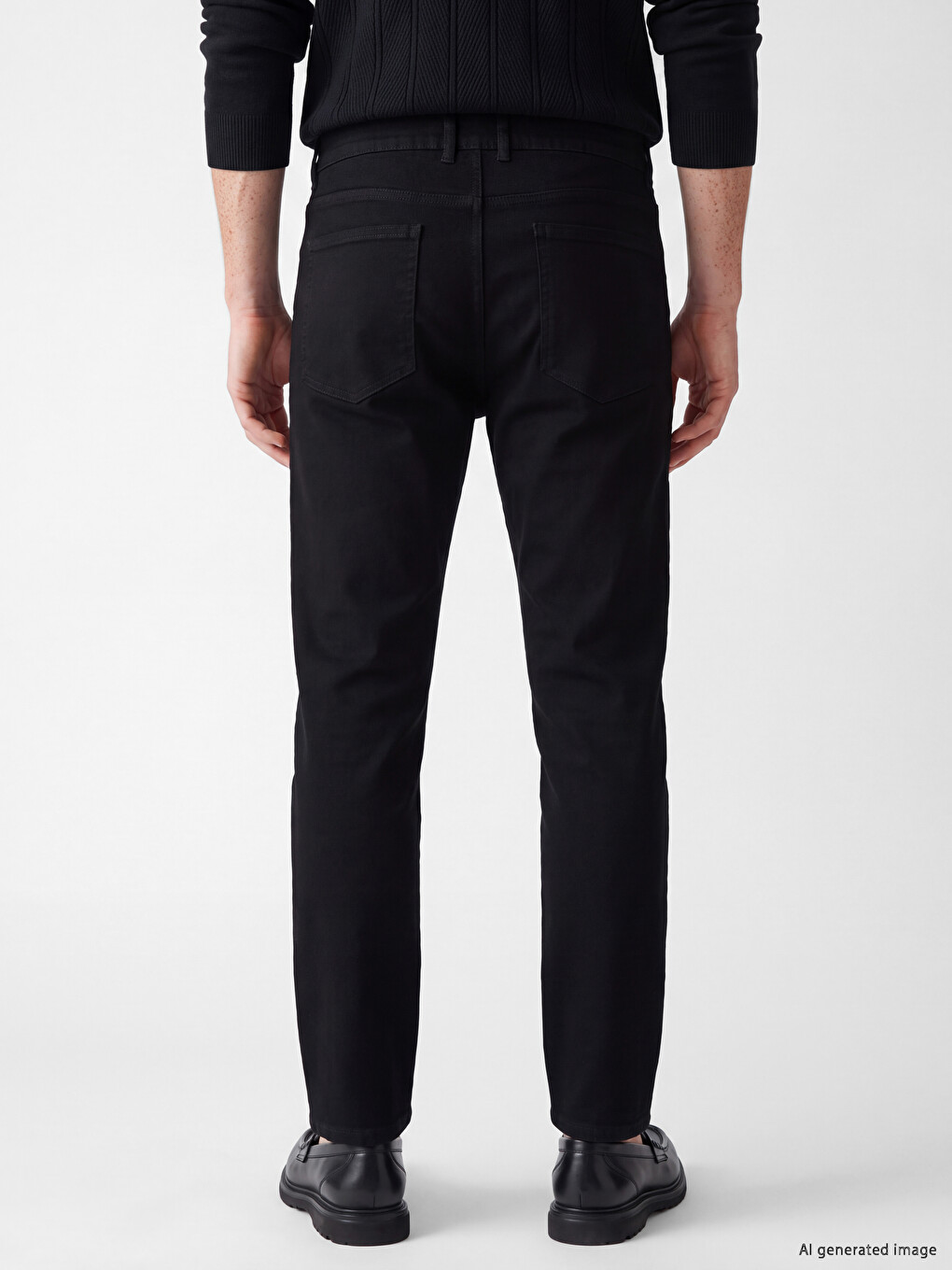 Siyah 779 Regular Fit Erkek Jean Pantolon-3