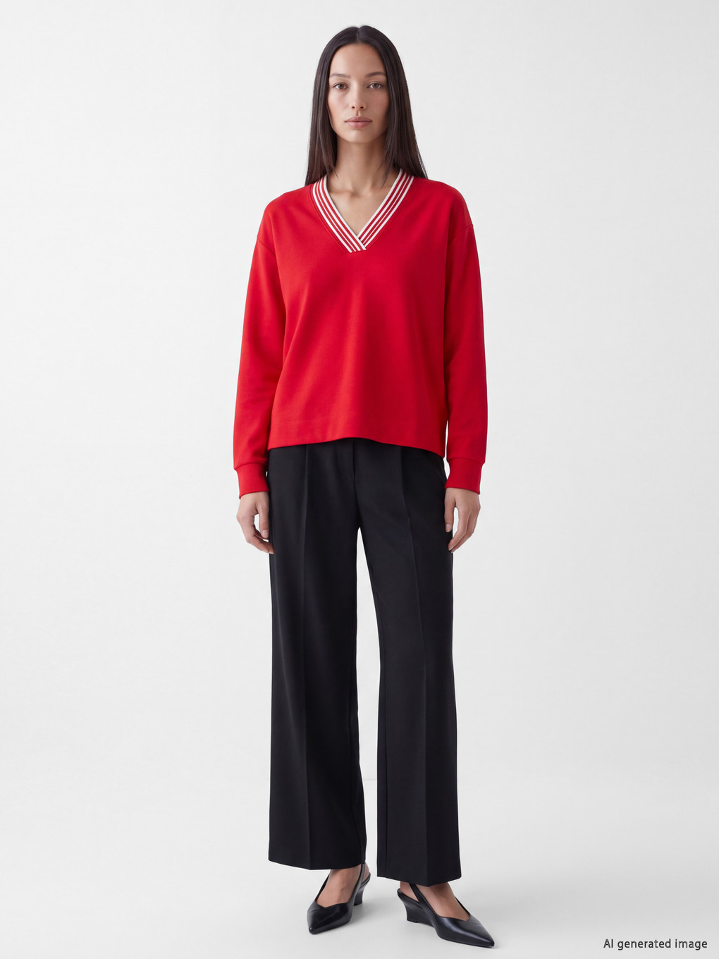 Oversize Soft Touch Women's Sweatshirt-1