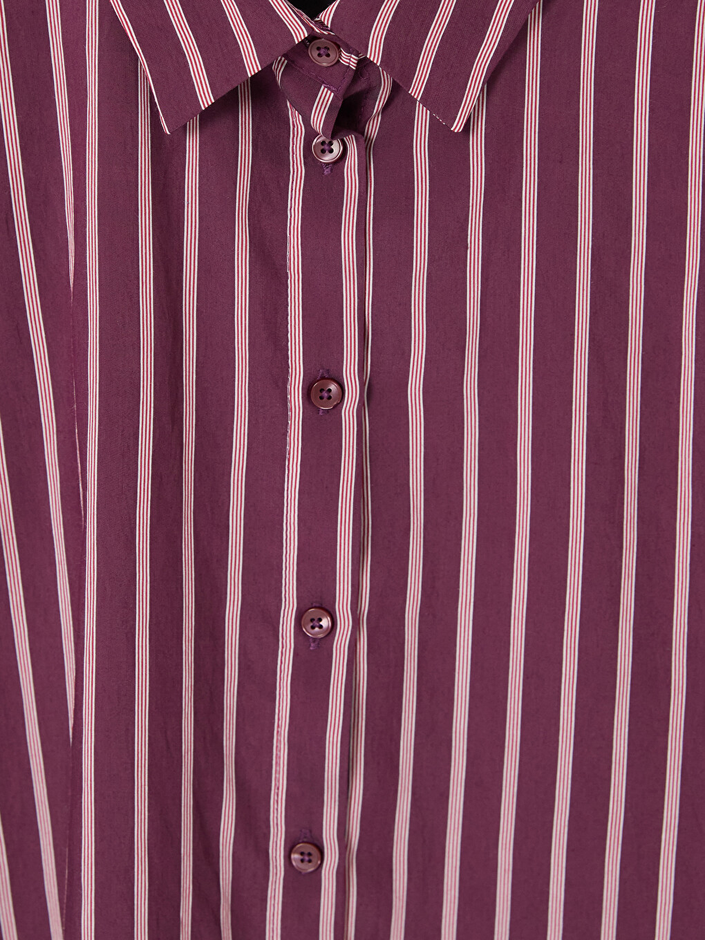 Striped Oversize Women's Shirt-1