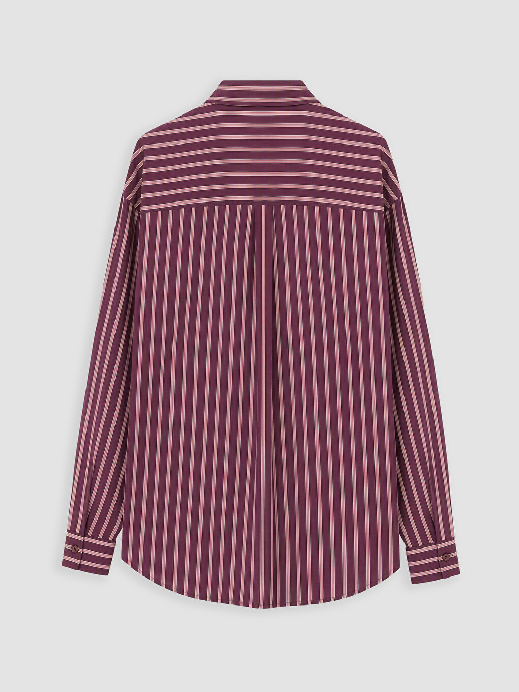 Striped Oversize Women's Shirt-2
