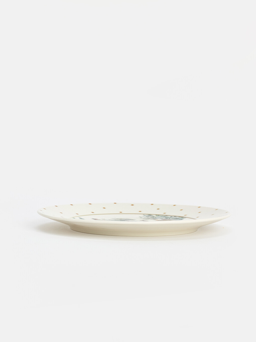 New Year Themed Porcelain Plate 25 Cm-3