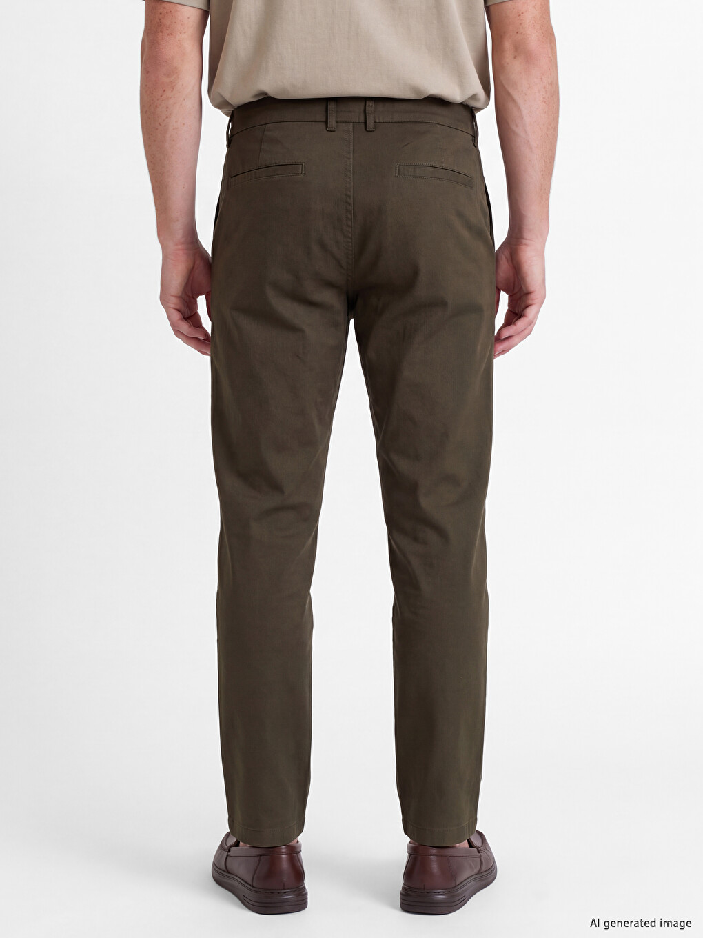 Uže Pantalone Za Muškarce-3