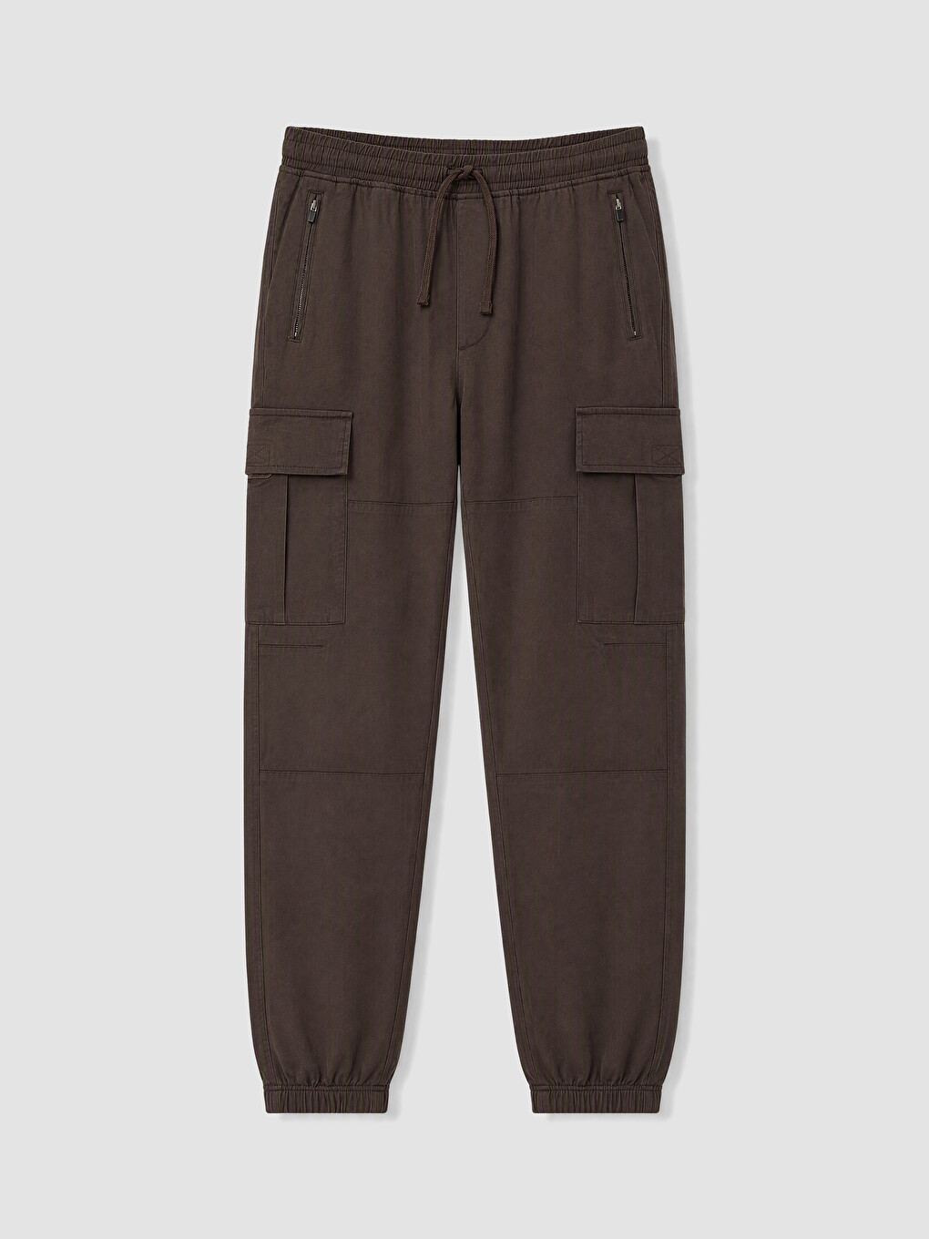 Kahverengi Regular Fit Erkek Erkek Kargo Pantolon