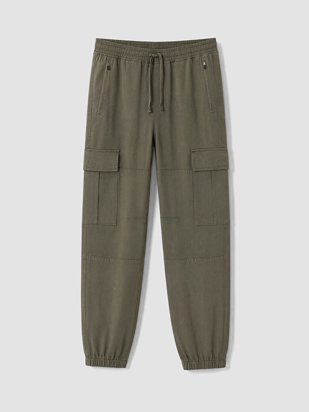 Haki Regular Fit Erkek Kargo Erkek Pantolon