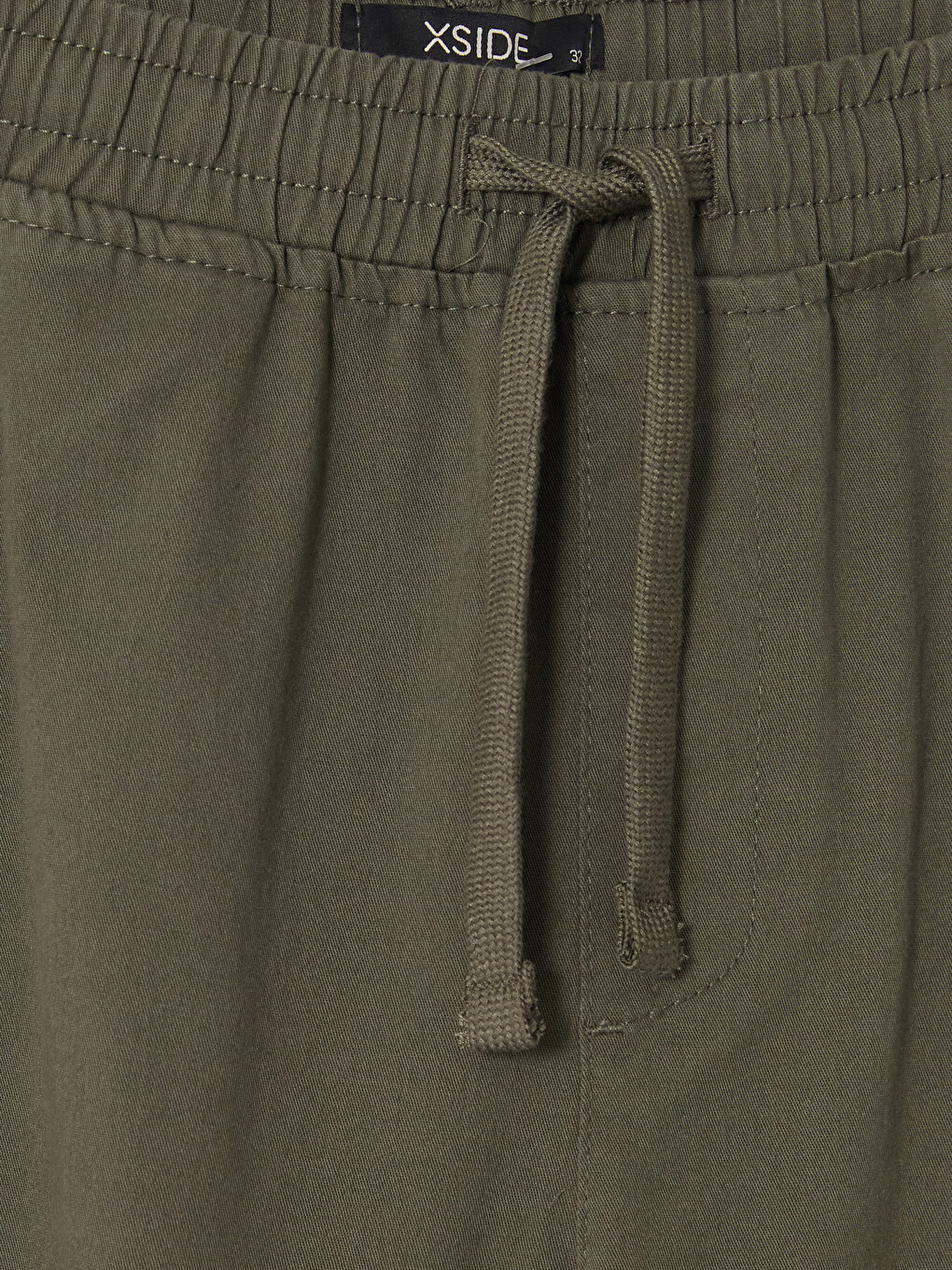 Haki Regular Fit Erkek Kargo Erkek Pantolon-1