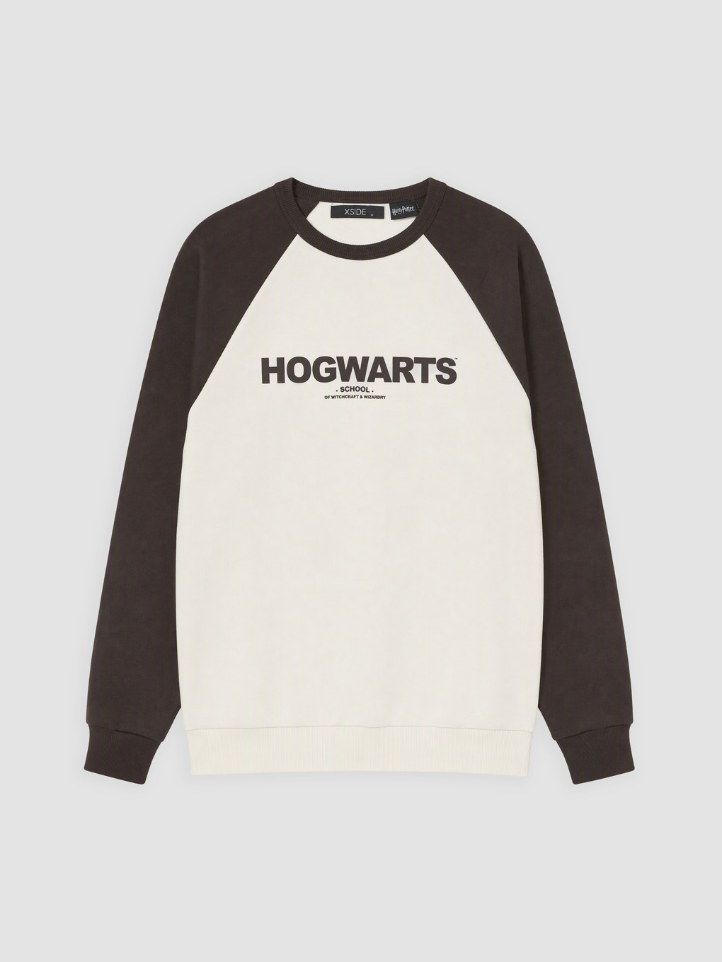 Ekru Harry Potter Baskılı Sweatshirt