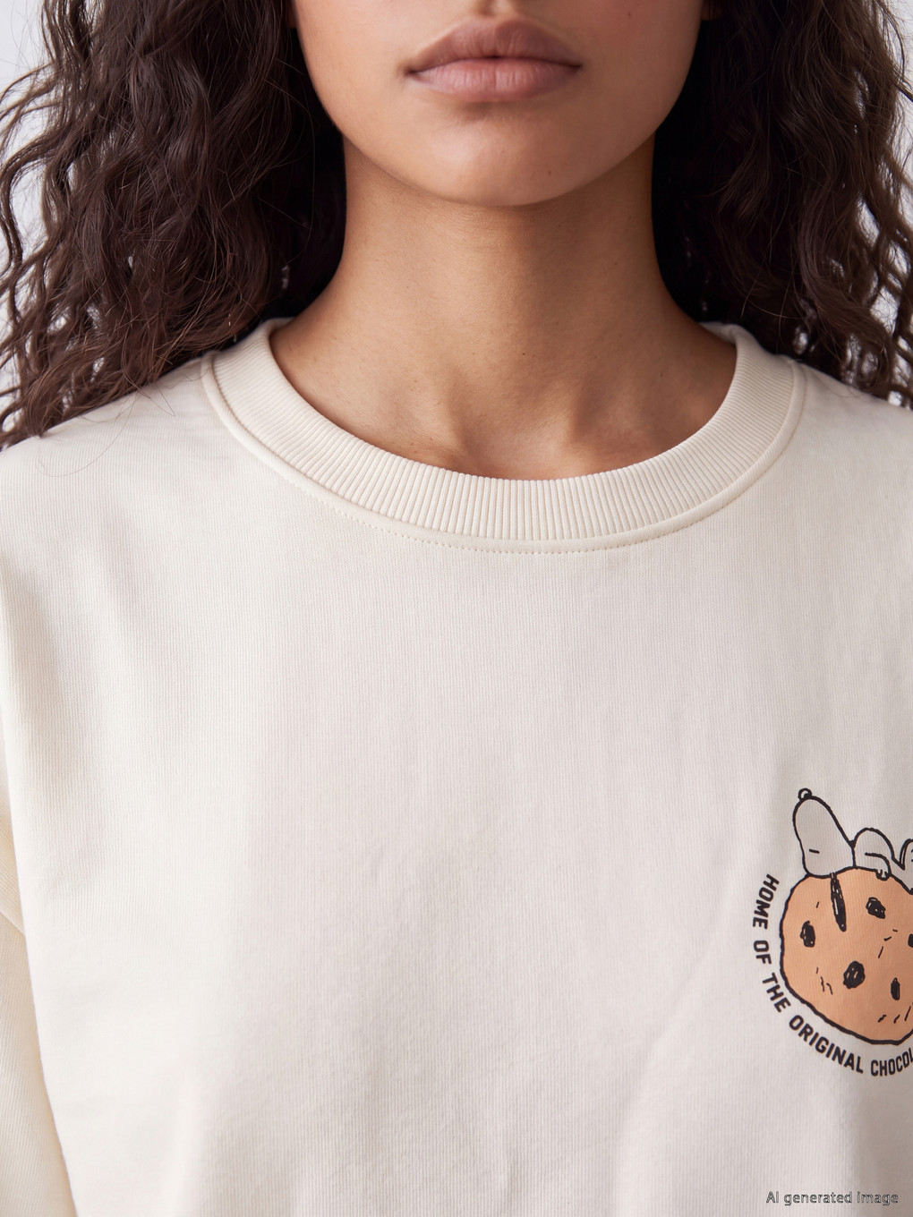 Snoopy Women's Thick Sweatshirt-2