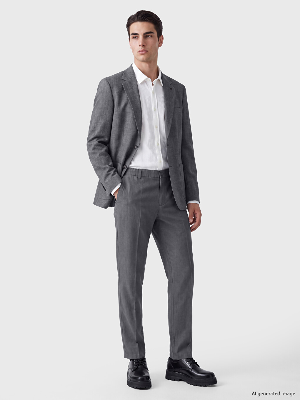 Siyah Regular Fit Erkek Blazer Ceket-1