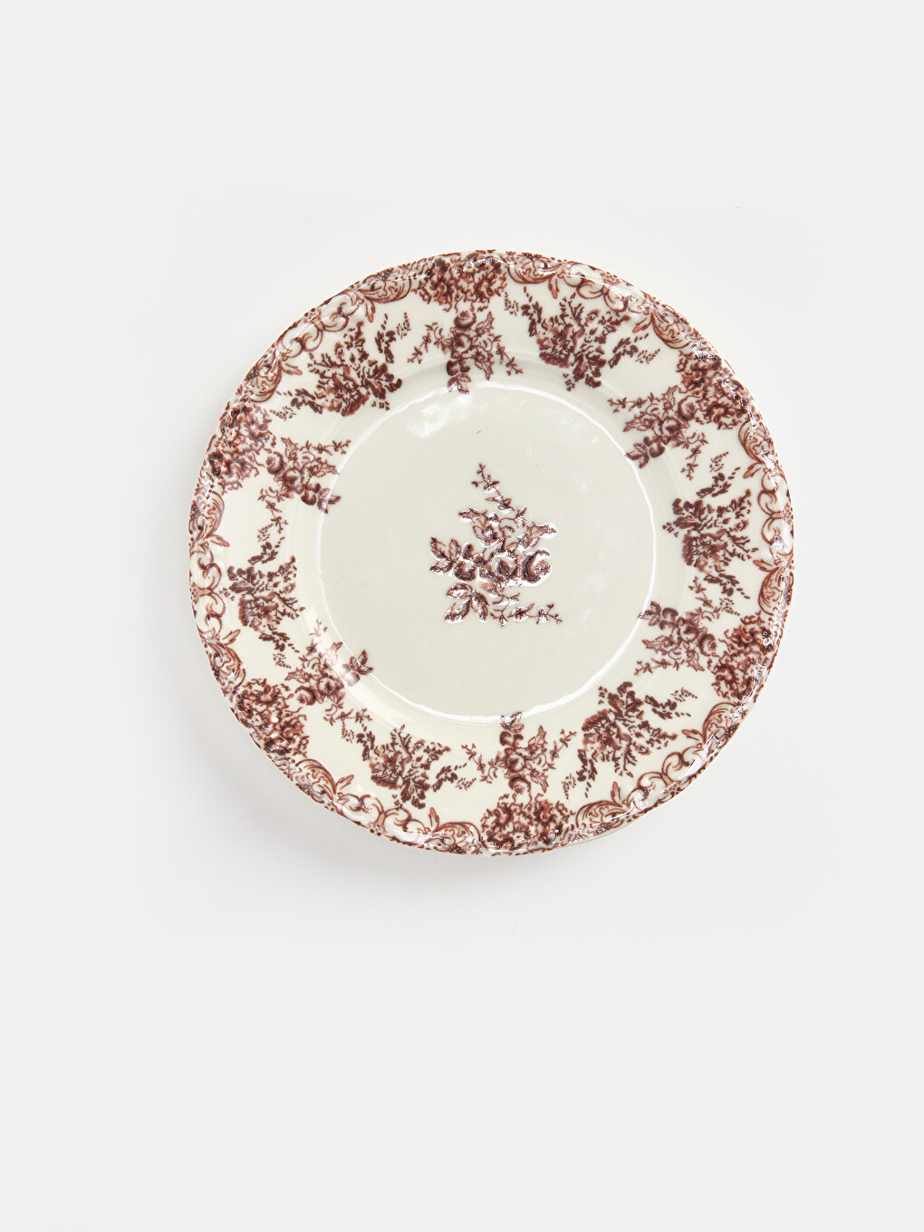 Floral Porcelain Cake Plate 19 Cm-2